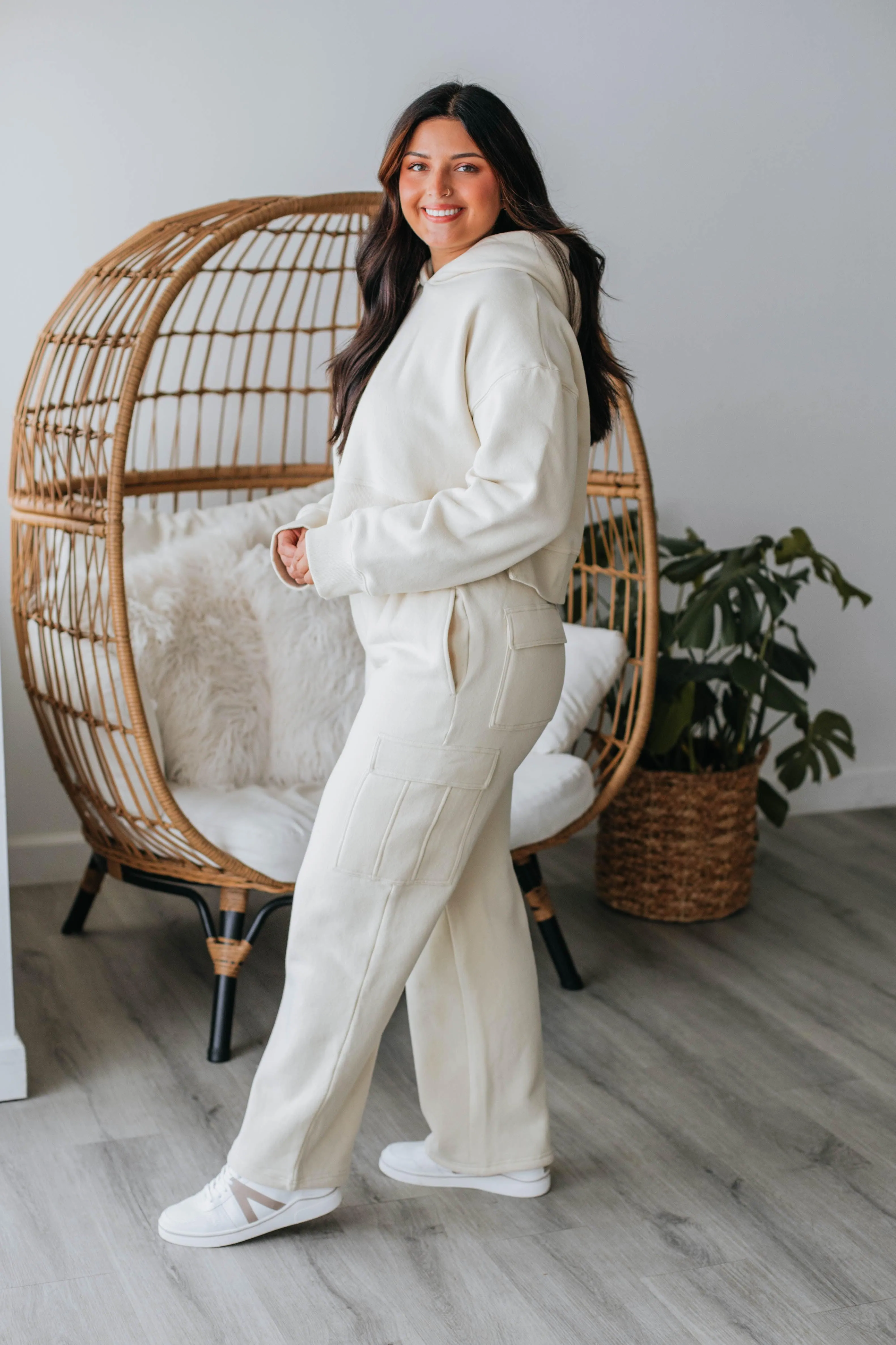 Autumn Cargo Lounge Pants - Beige sold by Wild Oak Boutique product image thumbnail 5