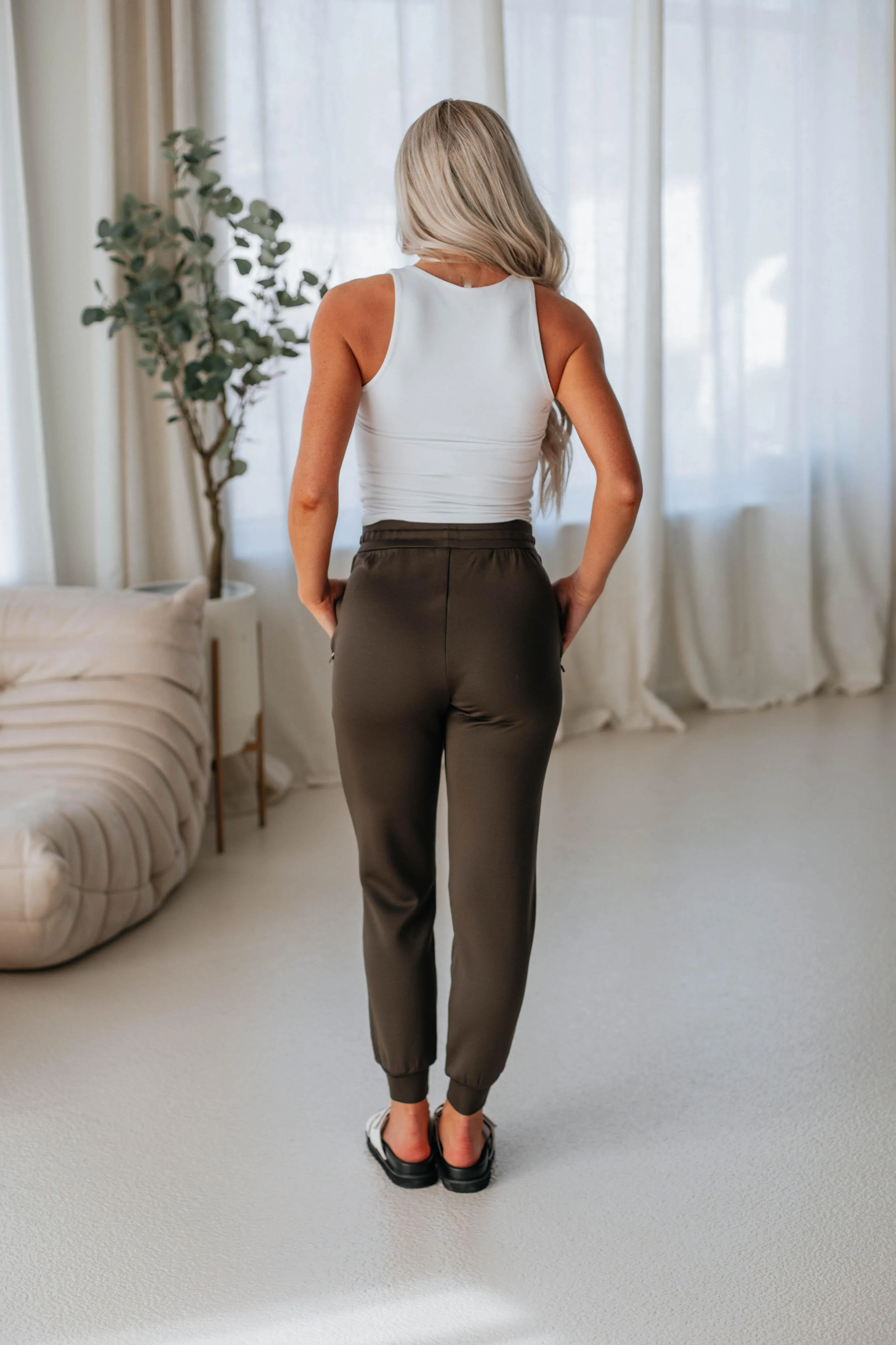 Alex Active Joggers - Moss sold by Wild Oak Boutique product image thumbnail 4