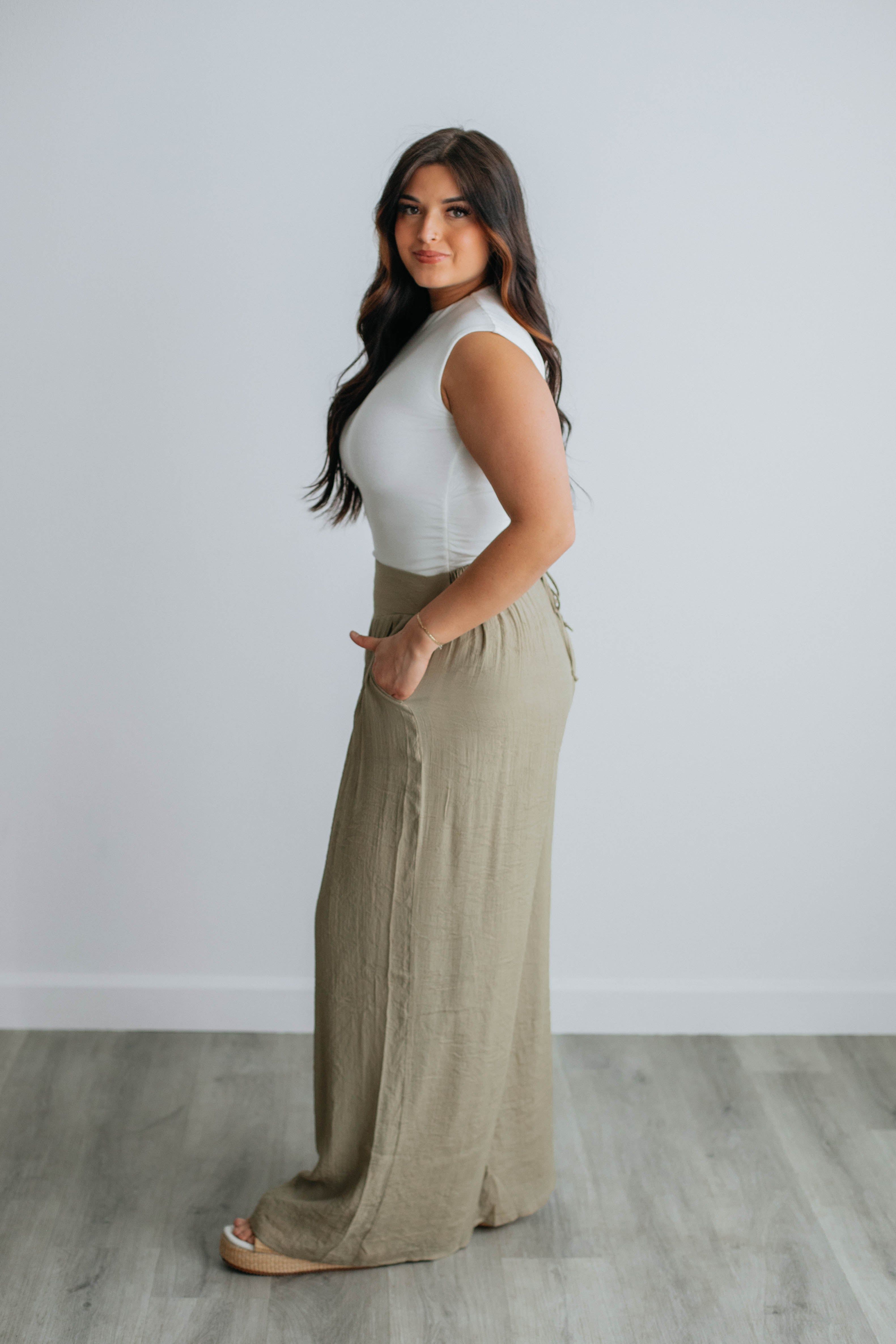 Tahlee Wide Leg Pants sold by Wild Oak Boutique product image thumbnail 4