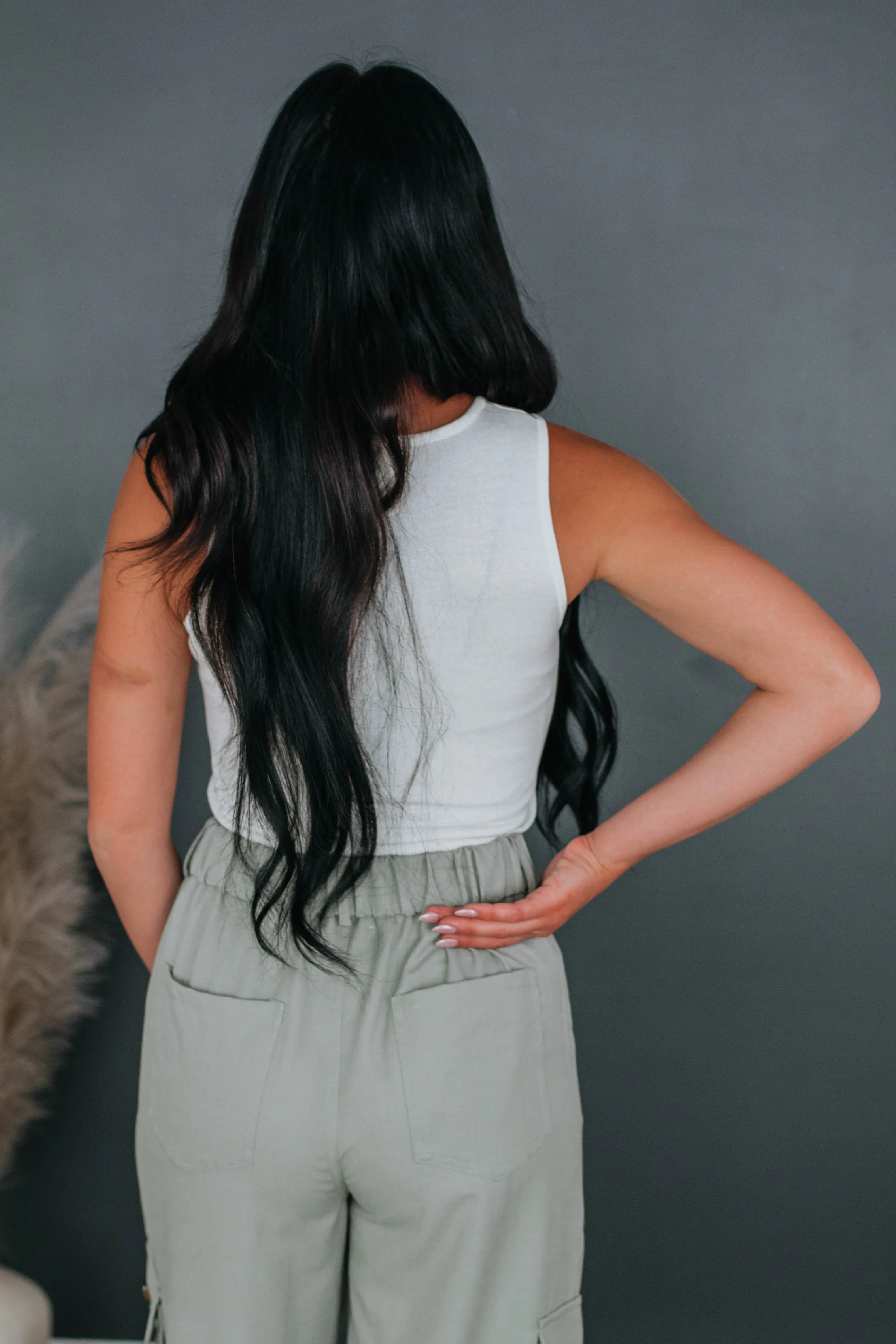 Vivian Tank - Ivory sold by Wild Oak Boutique product image thumbnail 4