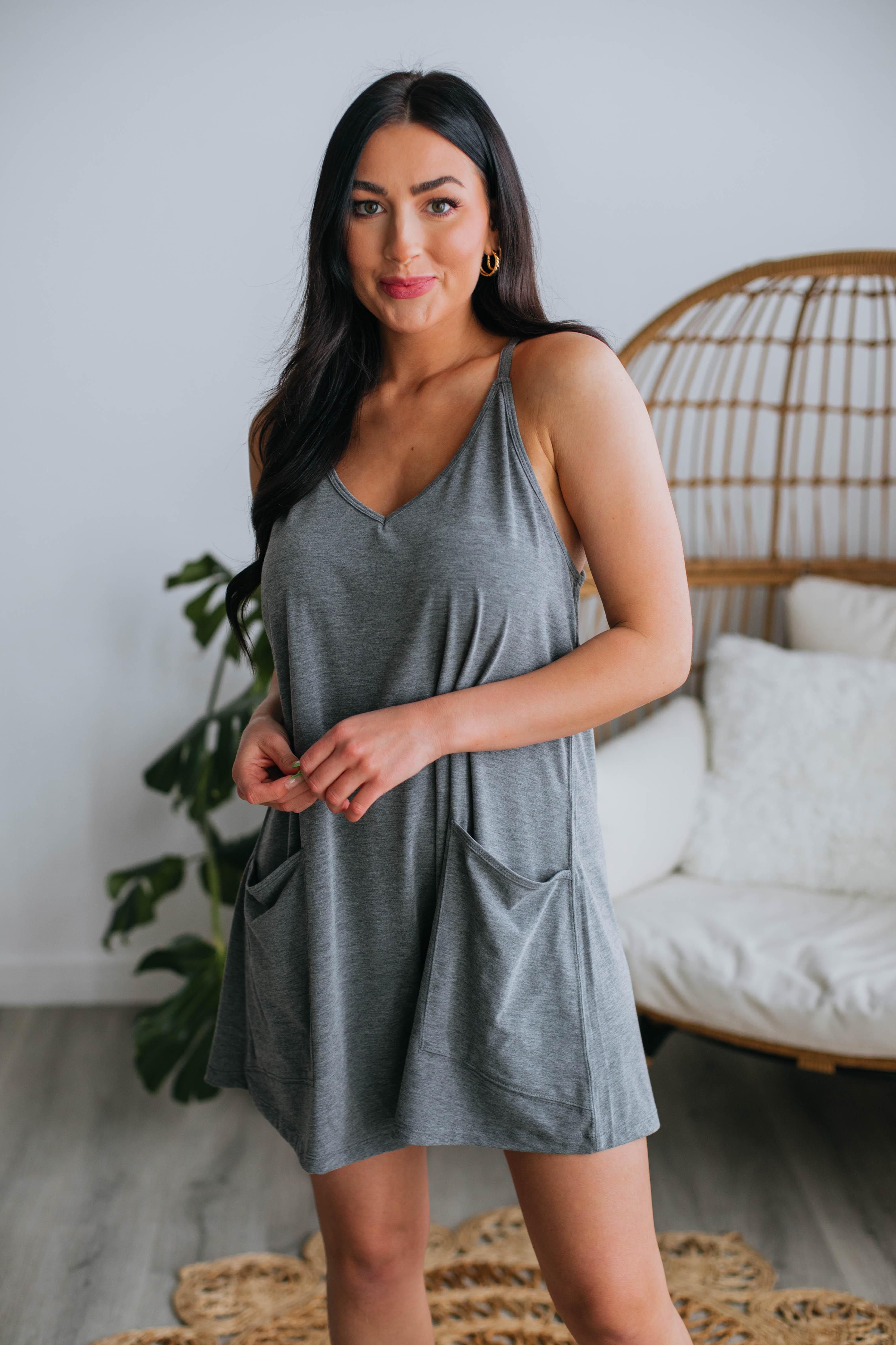 Tamila Lounge Romper - Charcoal sold by Wild Oak Boutique product image thumbnail 5
