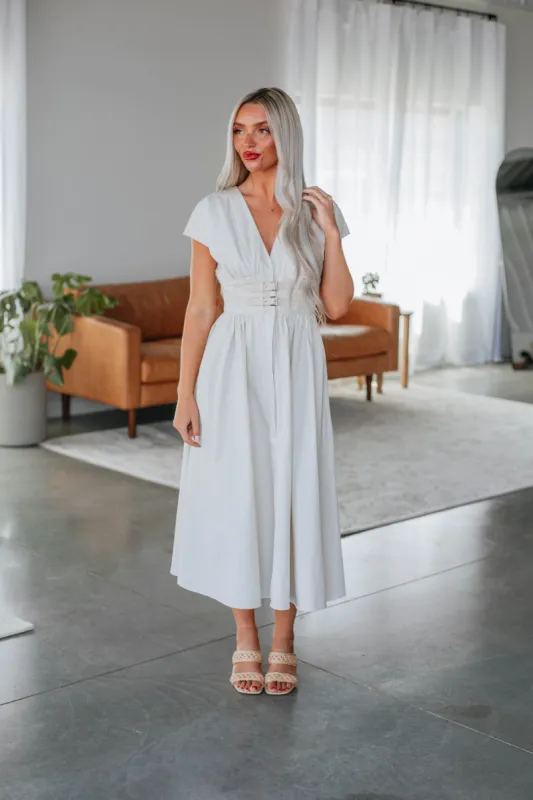 Astella Midi Dress sold by Wild Oak Boutique