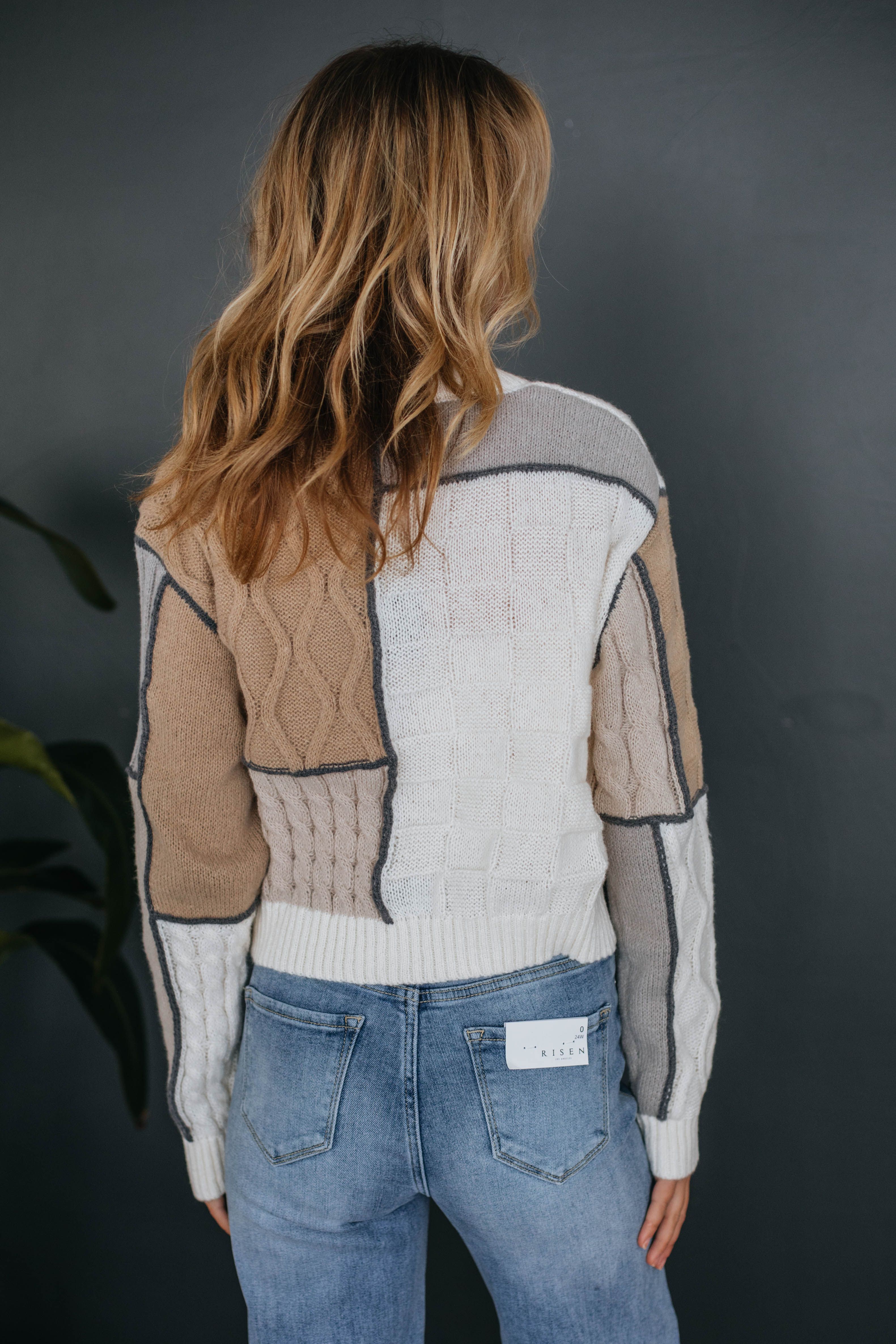 Vana Patchwork Sweater sold by Wild Oak Boutique product image thumbnail 5