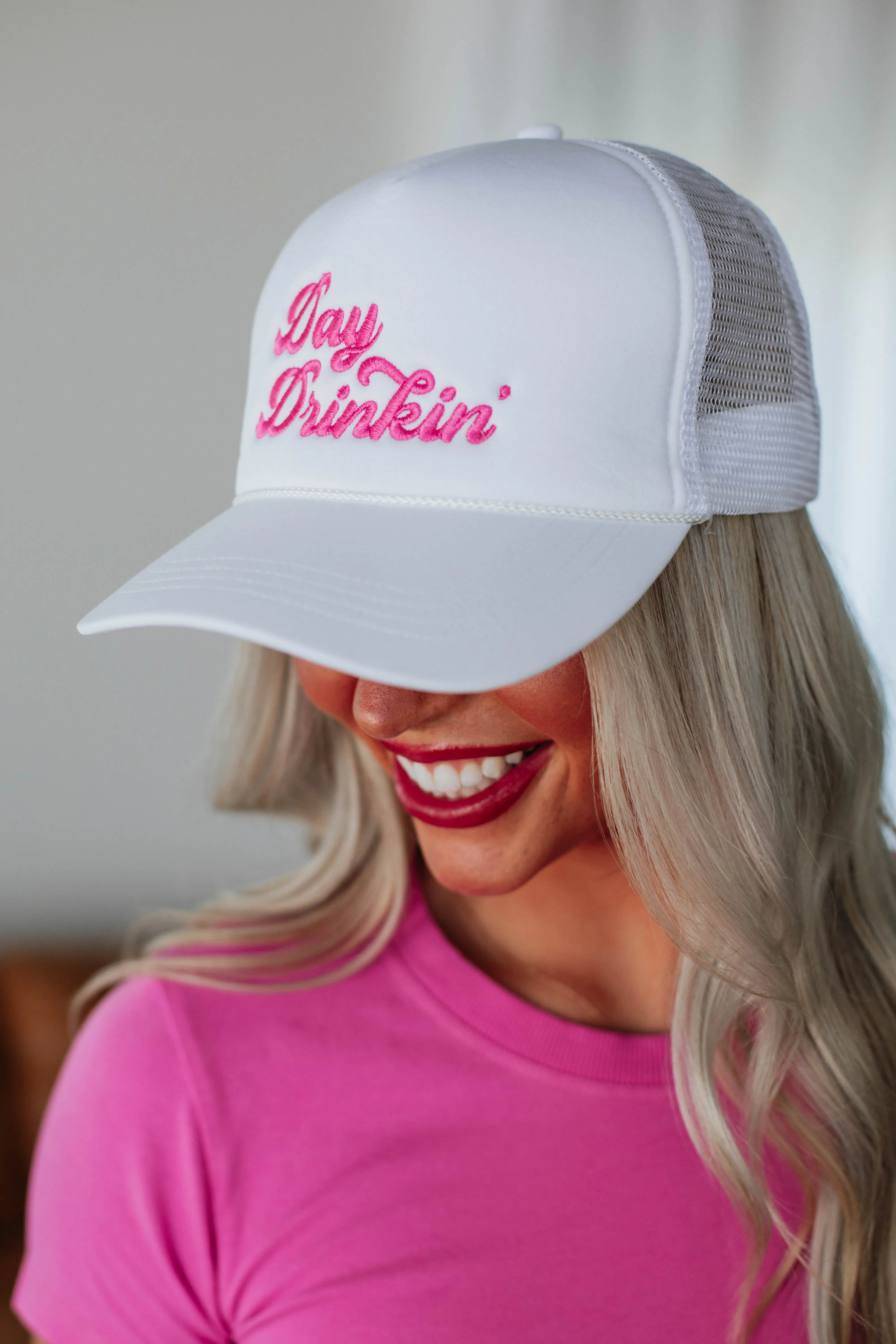 Day Drinkin' Trucker Hat - Ivory sold by Wild Oak Boutique product image thumbnail 2
