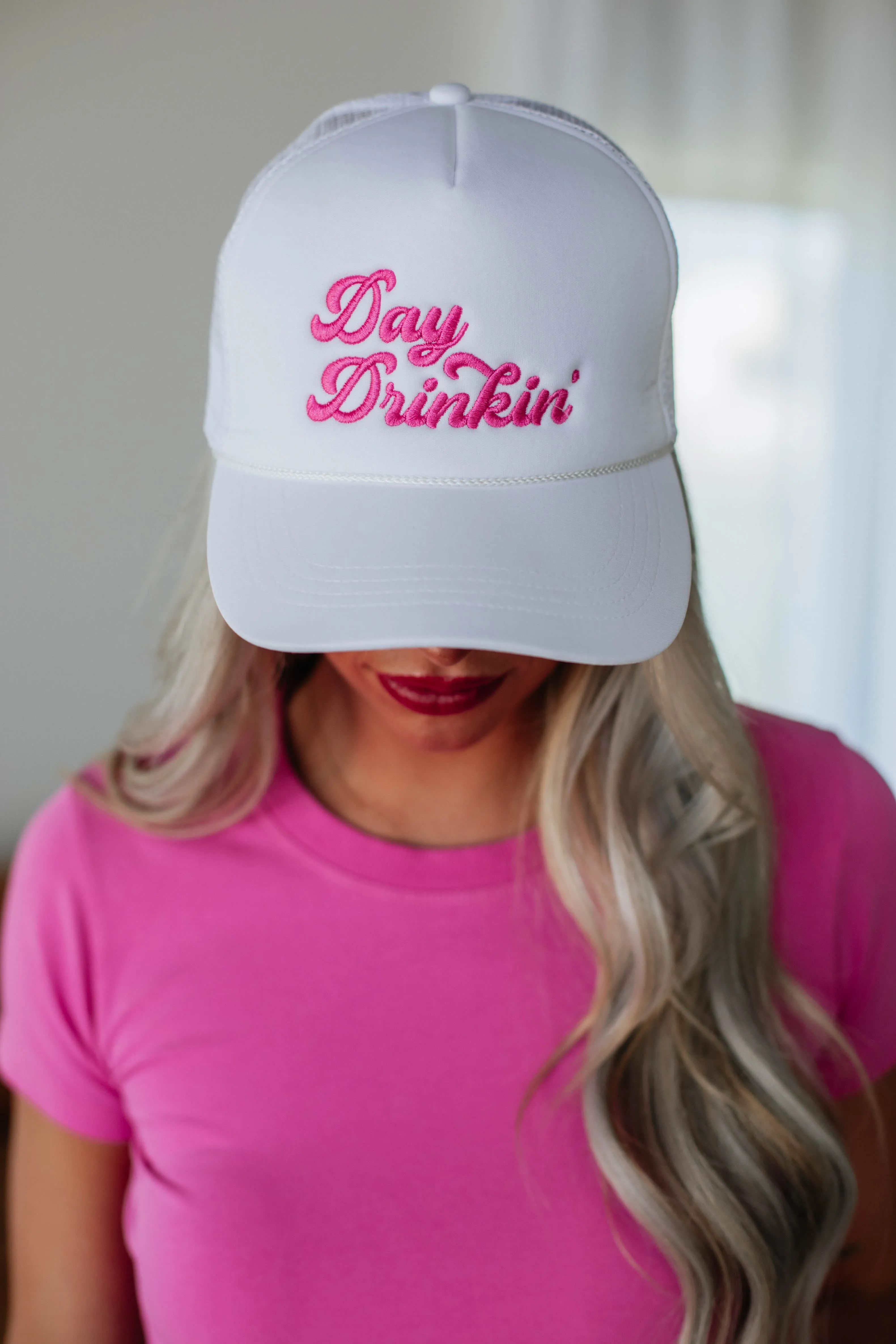Day Drinkin' Trucker Hat - Ivory sold by Wild Oak Boutique product image thumbnail 4