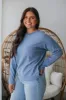 Brylee Lightweight Sweater - Sky Blue sold by Wild Oak Boutique
