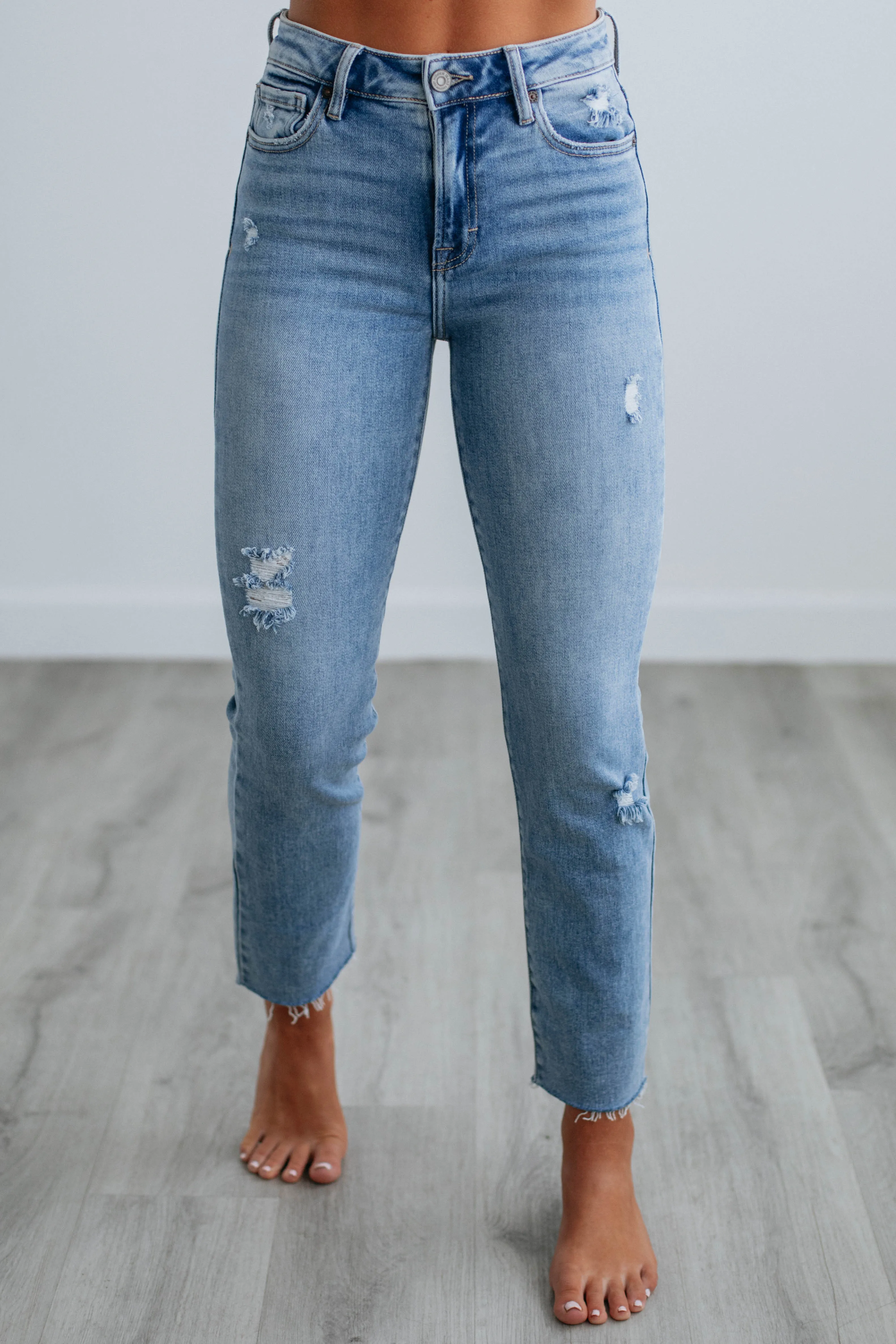 Quinn Hidden Jeans - Medium Wash sold by Wild Oak Boutique product image thumbnail 5
