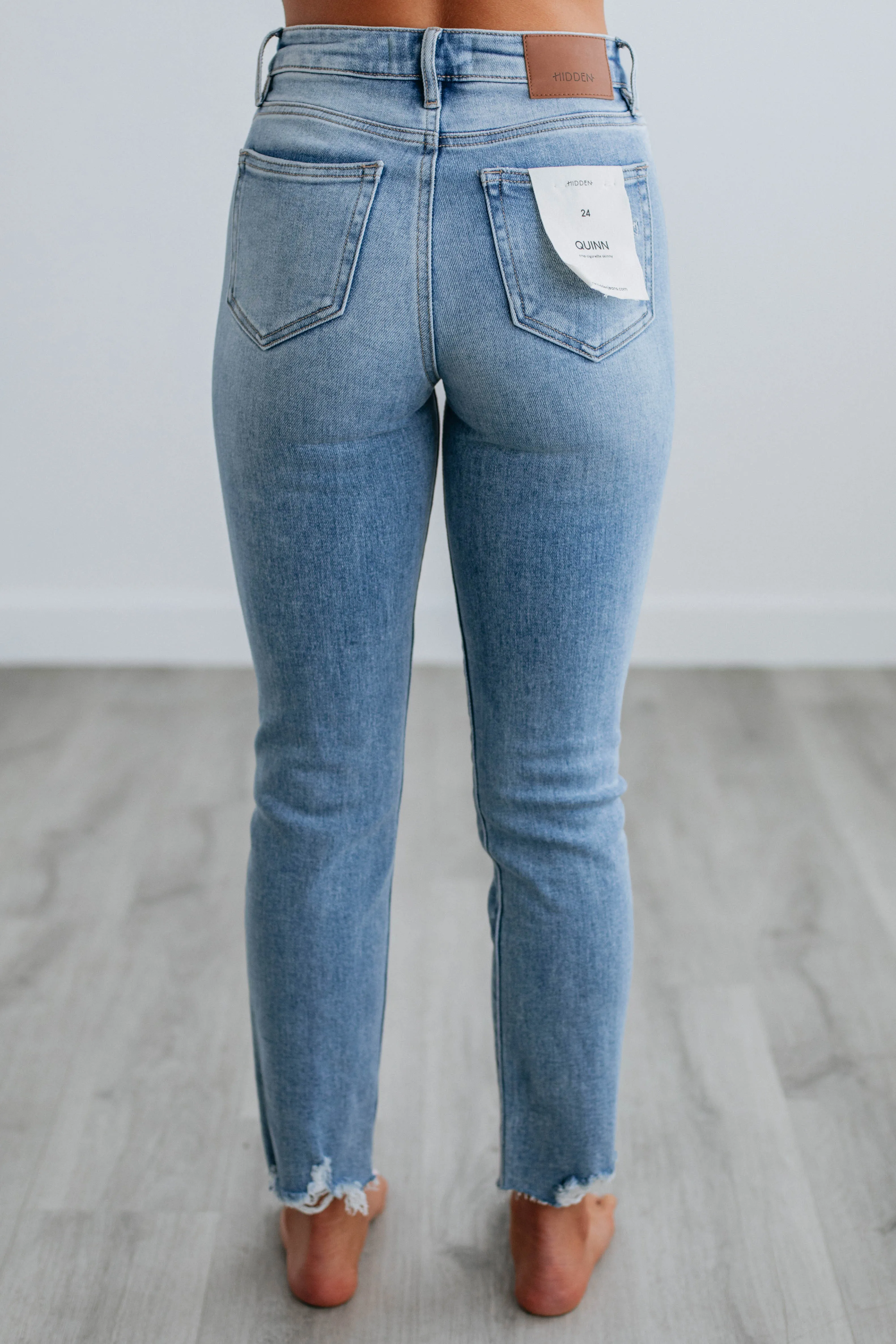 Quinn Hidden Jeans - Medium Wash sold by Wild Oak Boutique product image thumbnail 4