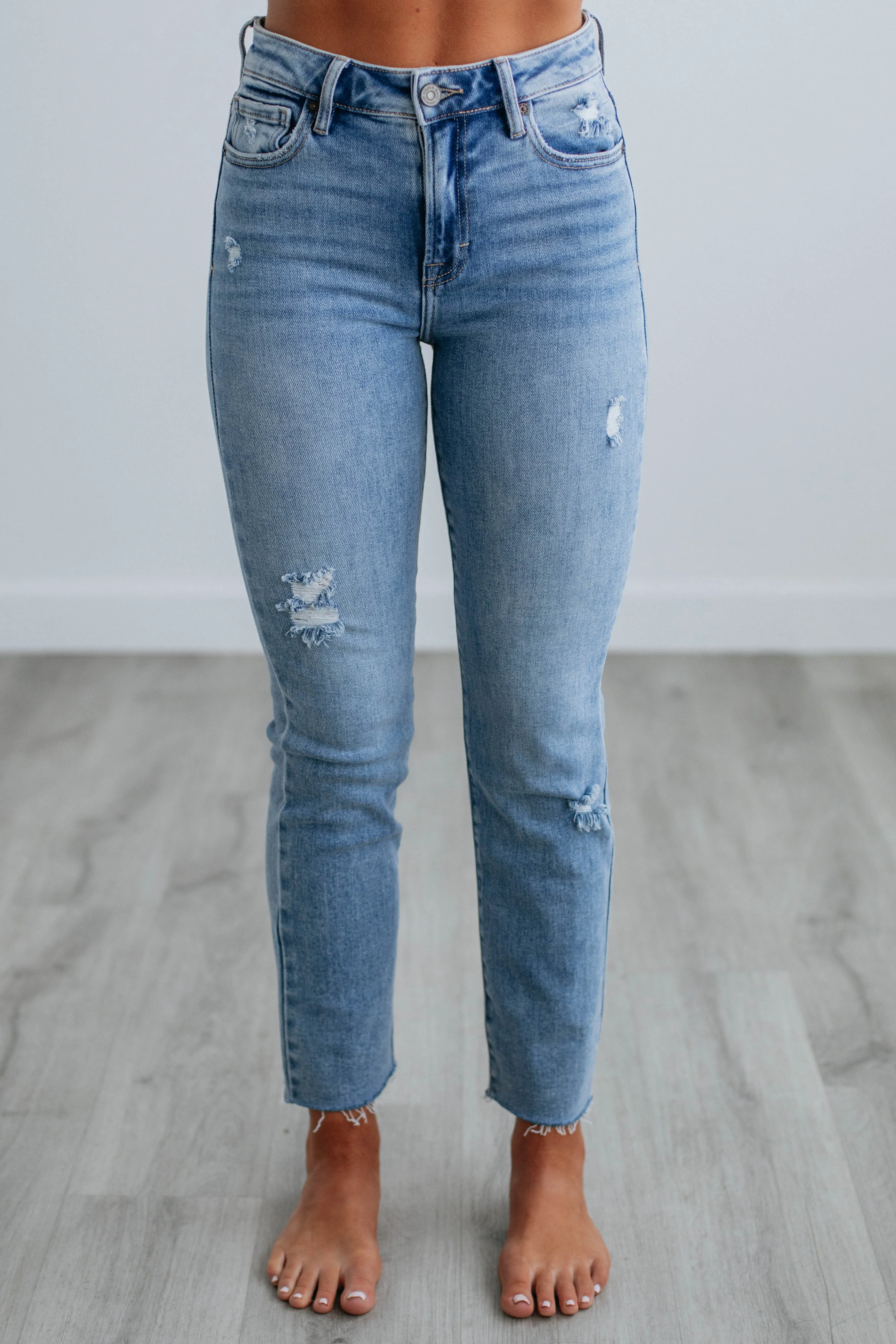 Quinn Hidden Jeans - Medium Wash sold by Wild Oak Boutique product image thumbnail 3