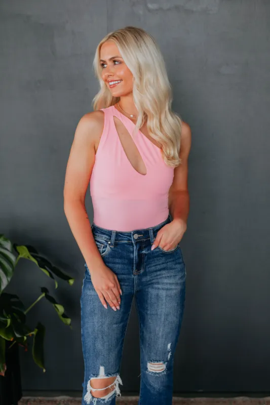 Valoria Bodysuit - Candy Pink sold by Wild Oak Boutique