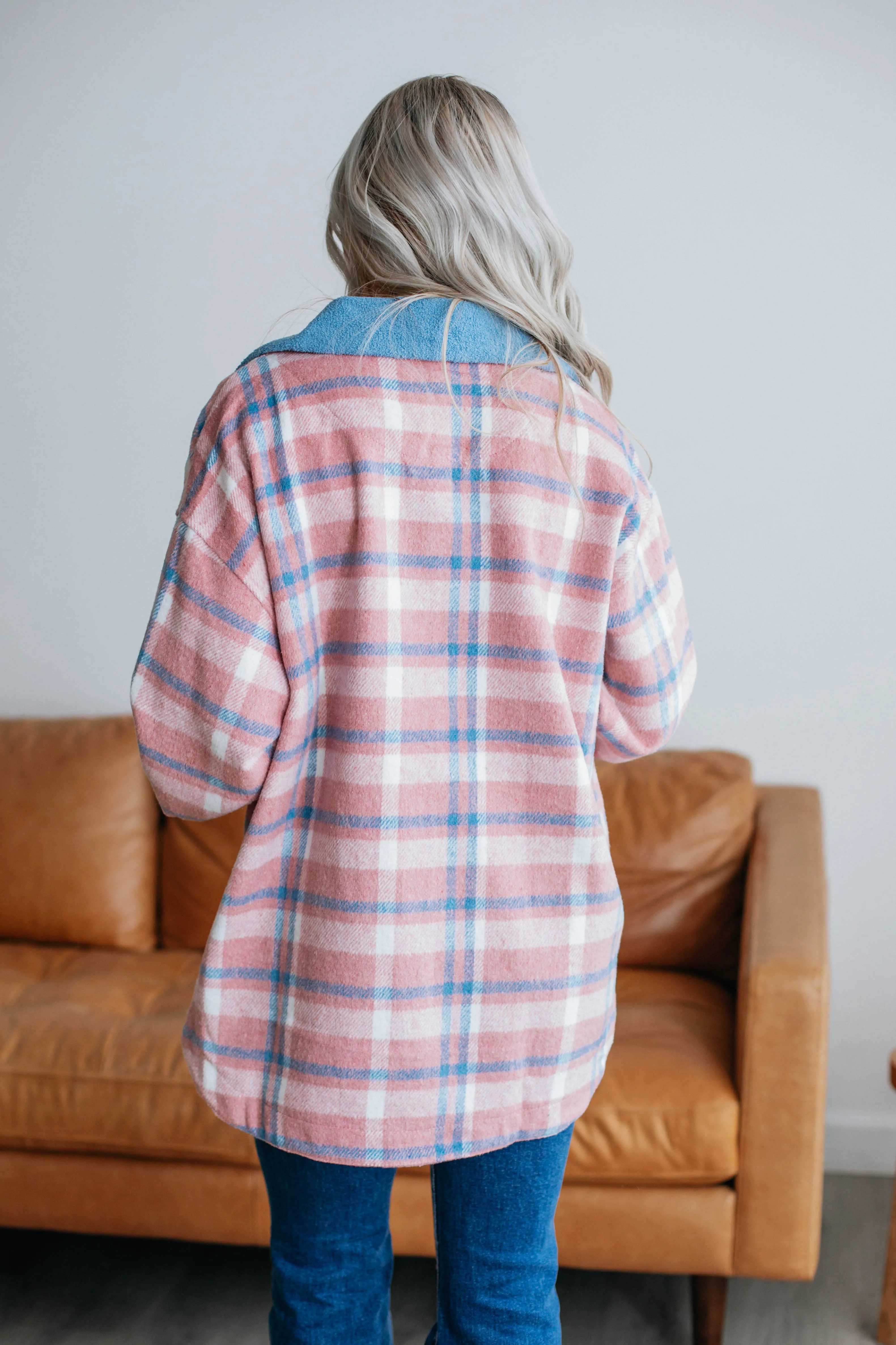 Charel Plaid Shacket sold by Wild Oak Boutique product image thumbnail 4