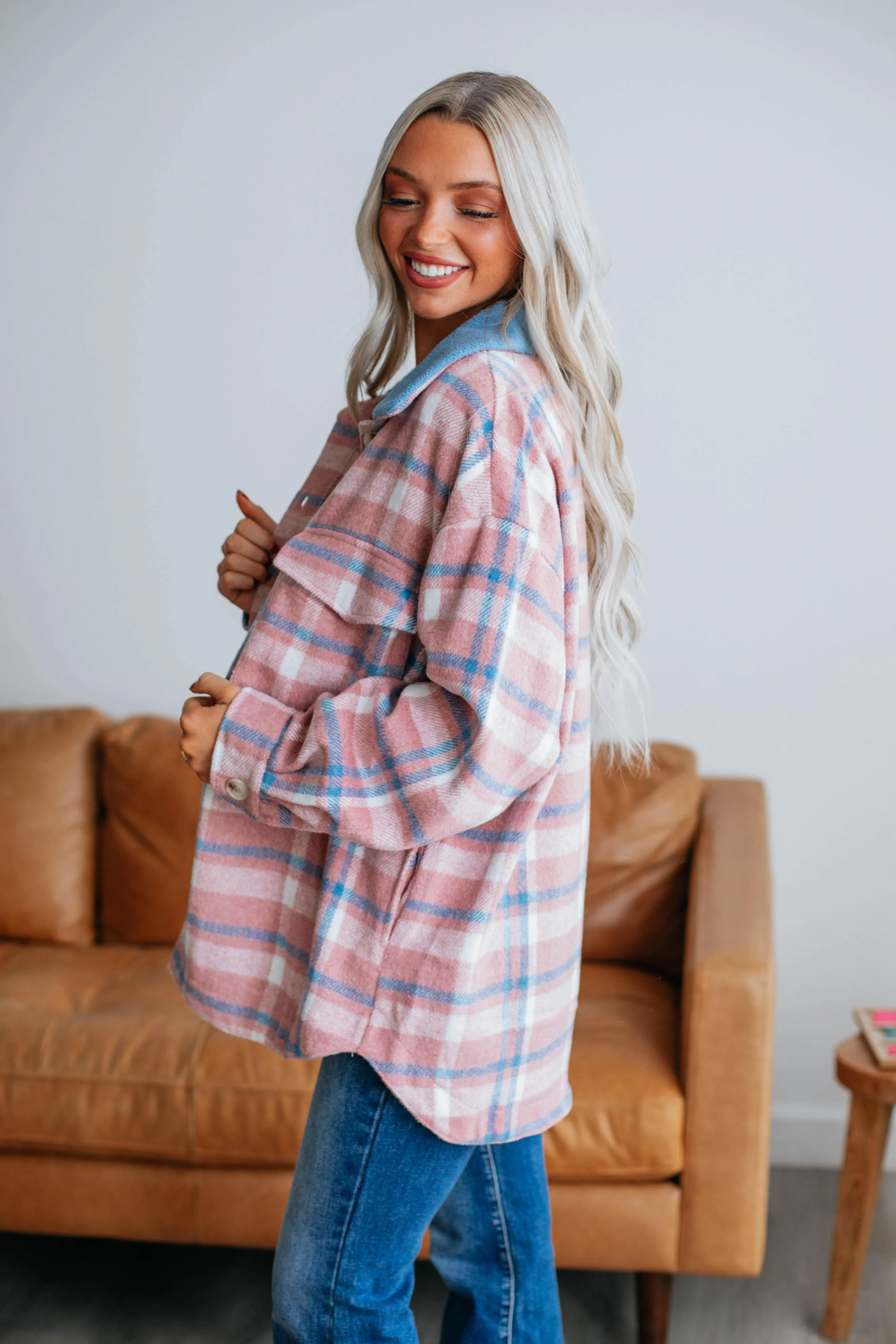 Charel Plaid Shacket sold by Wild Oak Boutique product image thumbnail 5