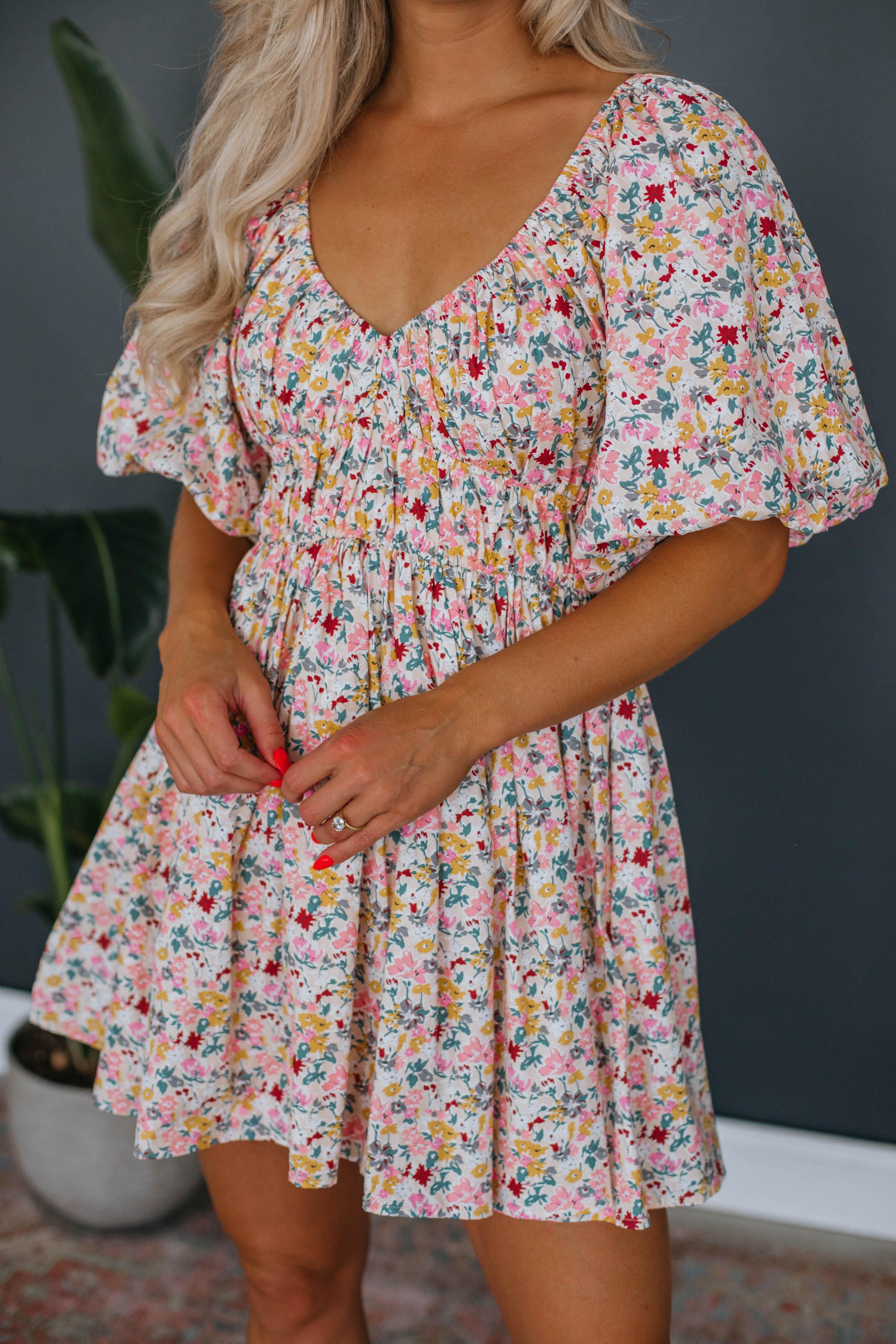 Kourtney Floral Dress sold by Wild Oak Boutique product image thumbnail 2