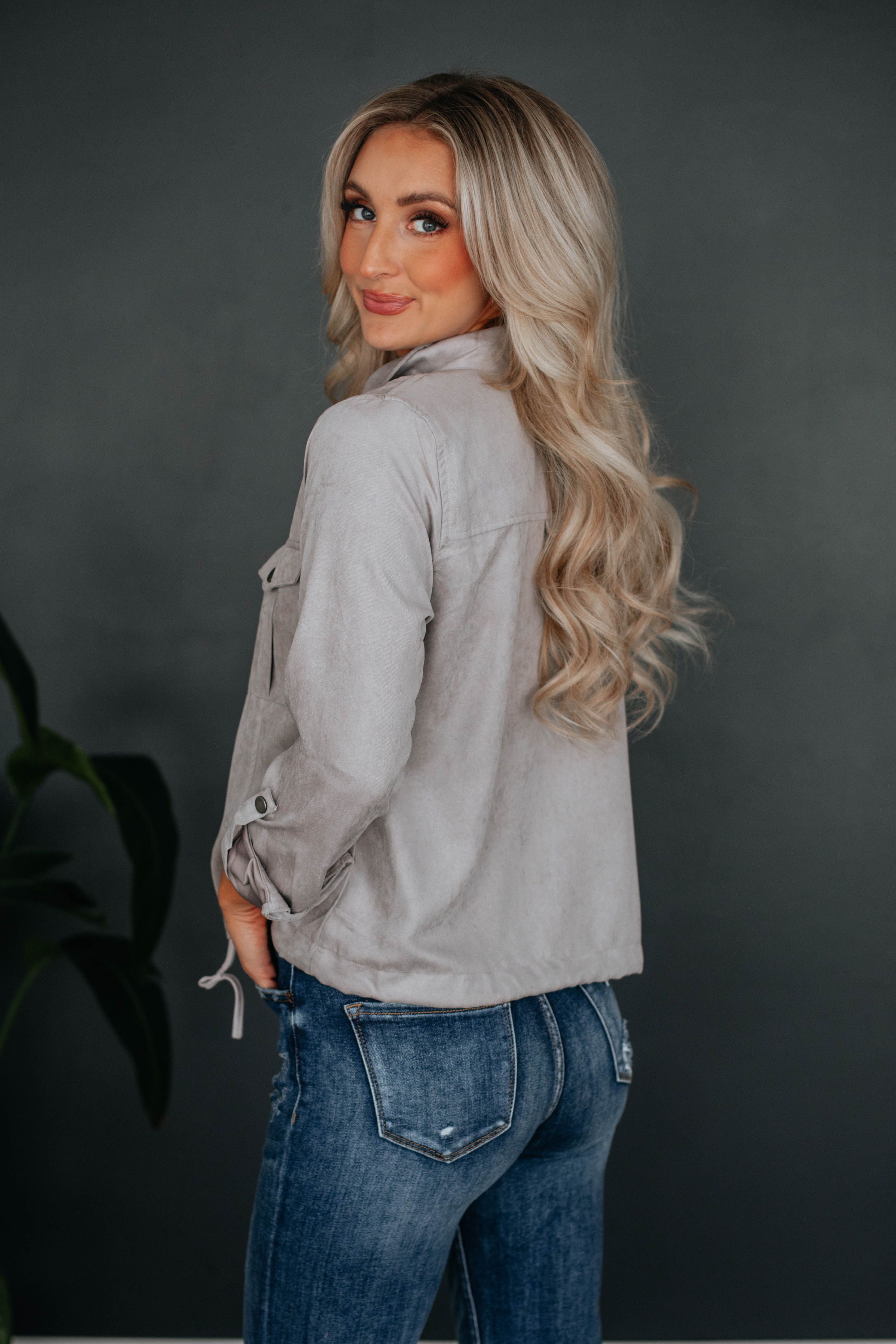 Dillon Lightweight Jacket - Pebble sold by Wild Oak Boutique product image thumbnail 4