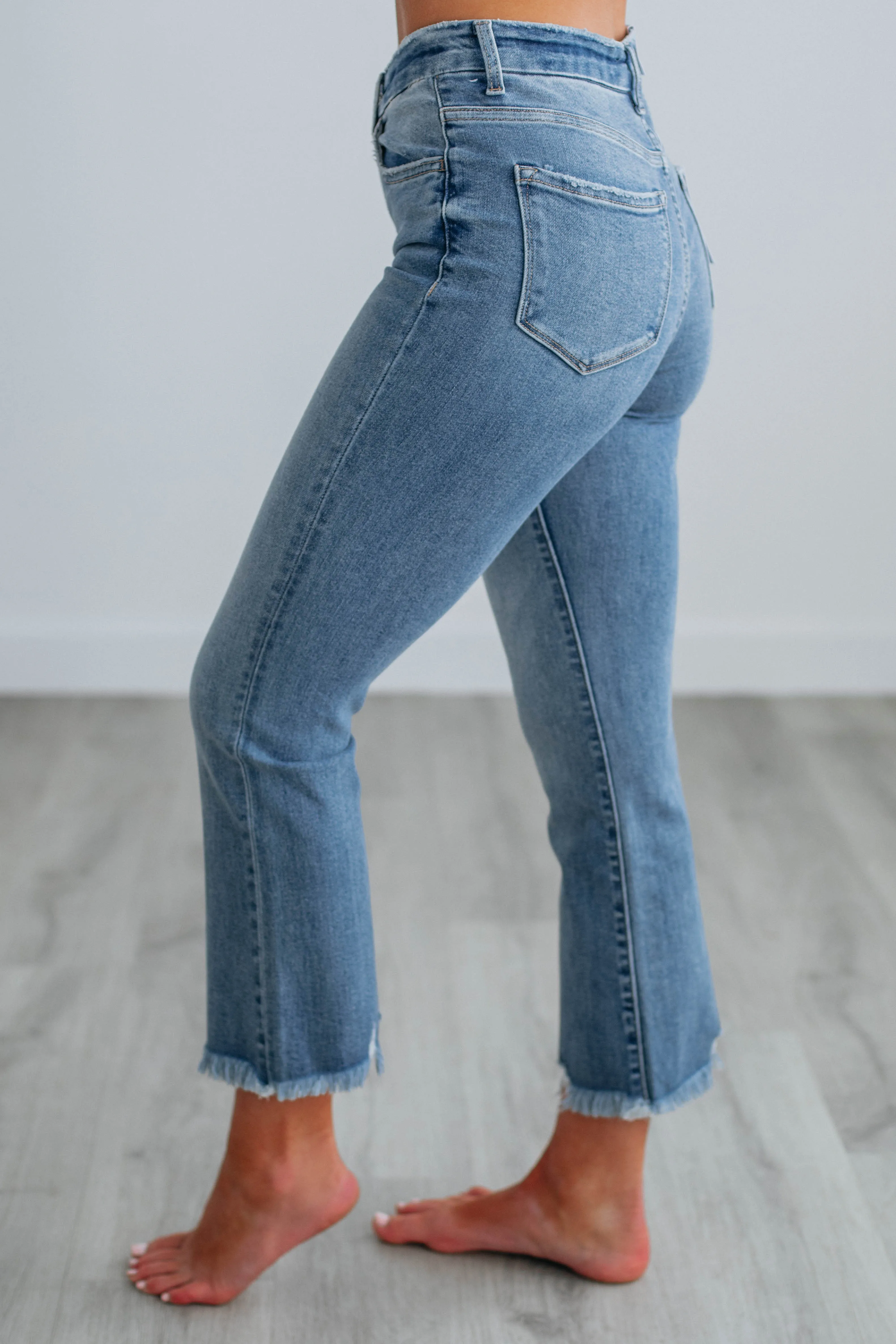 Bella Vervet Jeans - Medium Wash sold by Wild Oak Boutique product image thumbnail 2