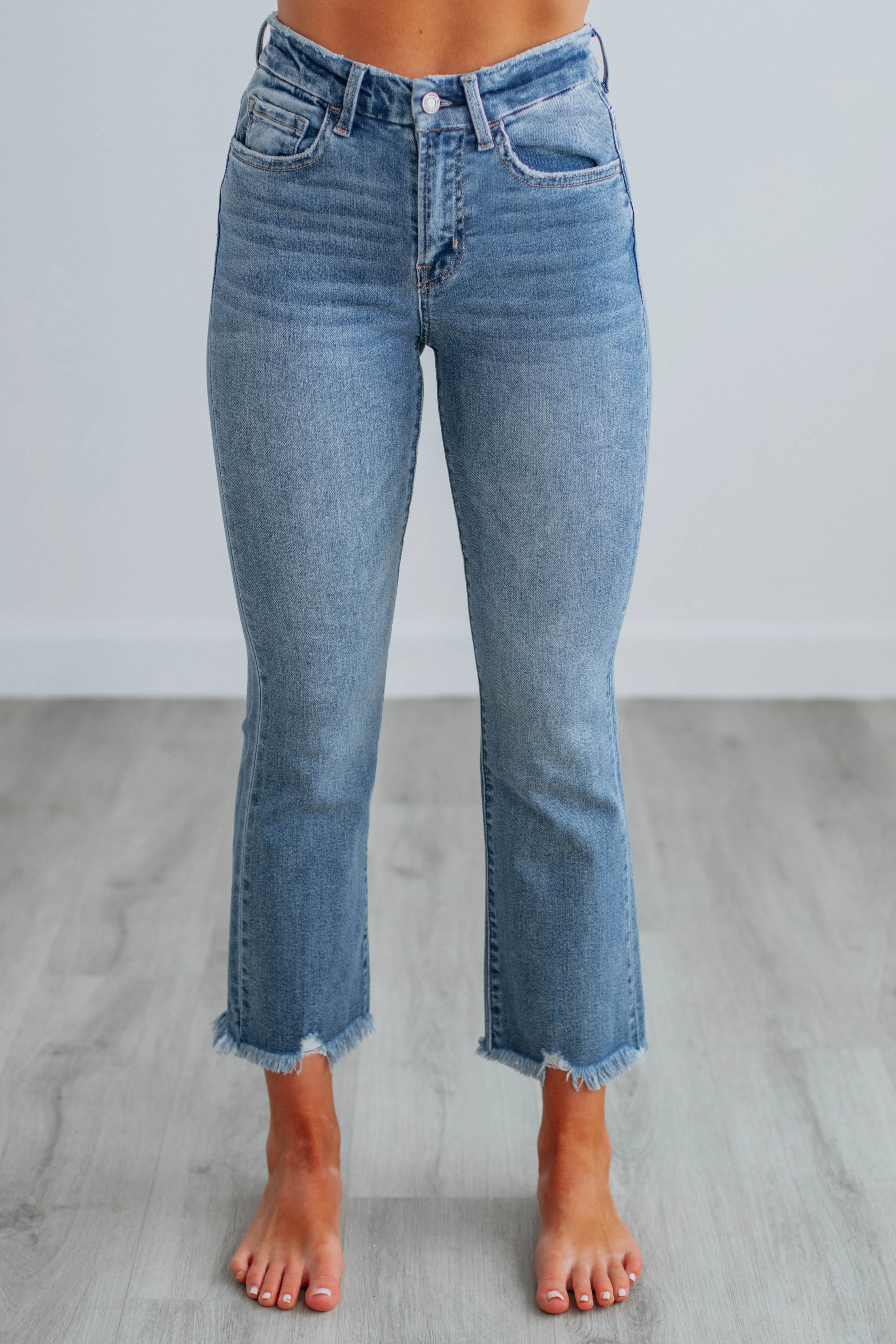Bella Vervet Jeans - Medium Wash sold by Wild Oak Boutique product image thumbnail 3