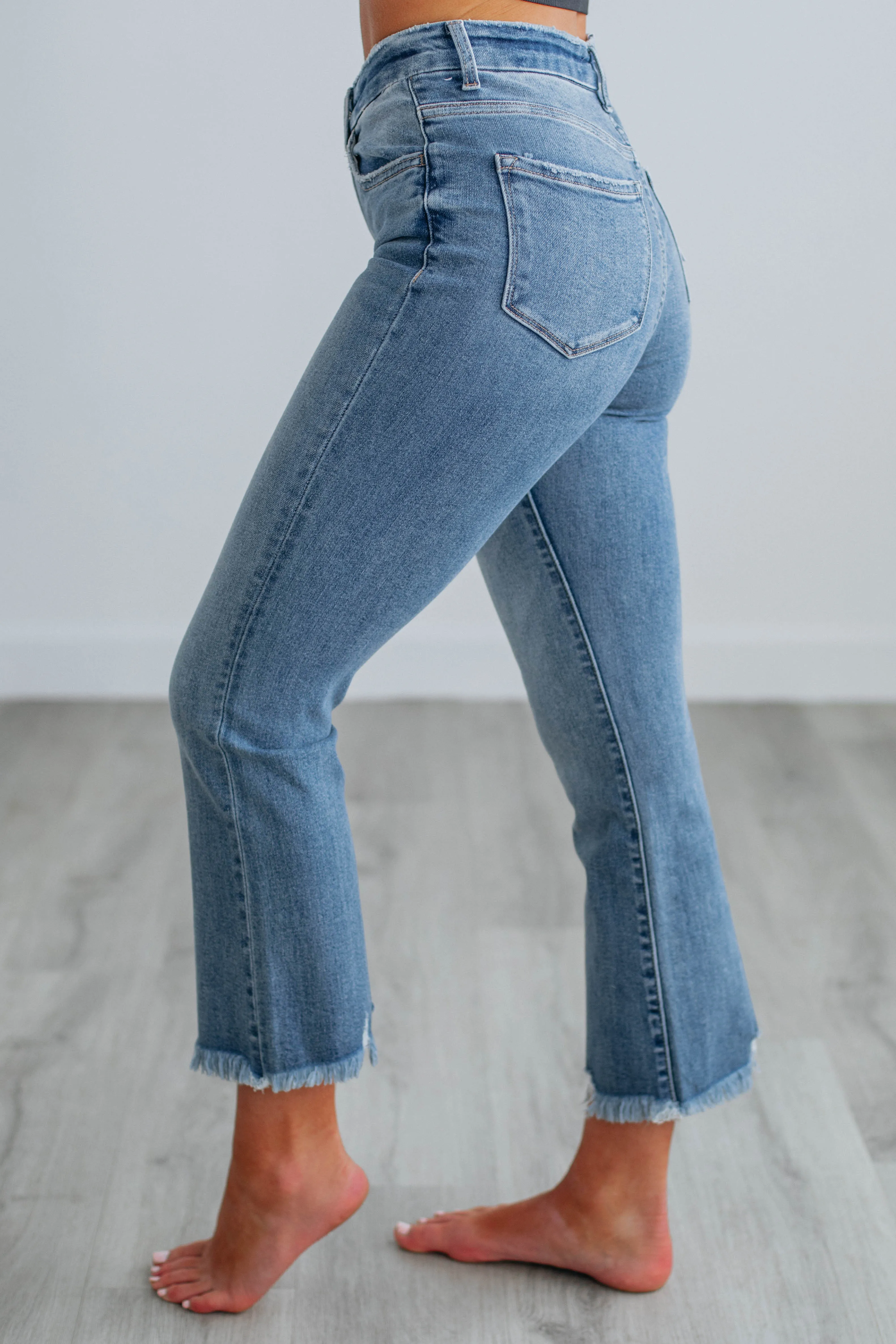 Bella Vervet Jeans - Medium Wash sold by Wild Oak Boutique product image thumbnail 5