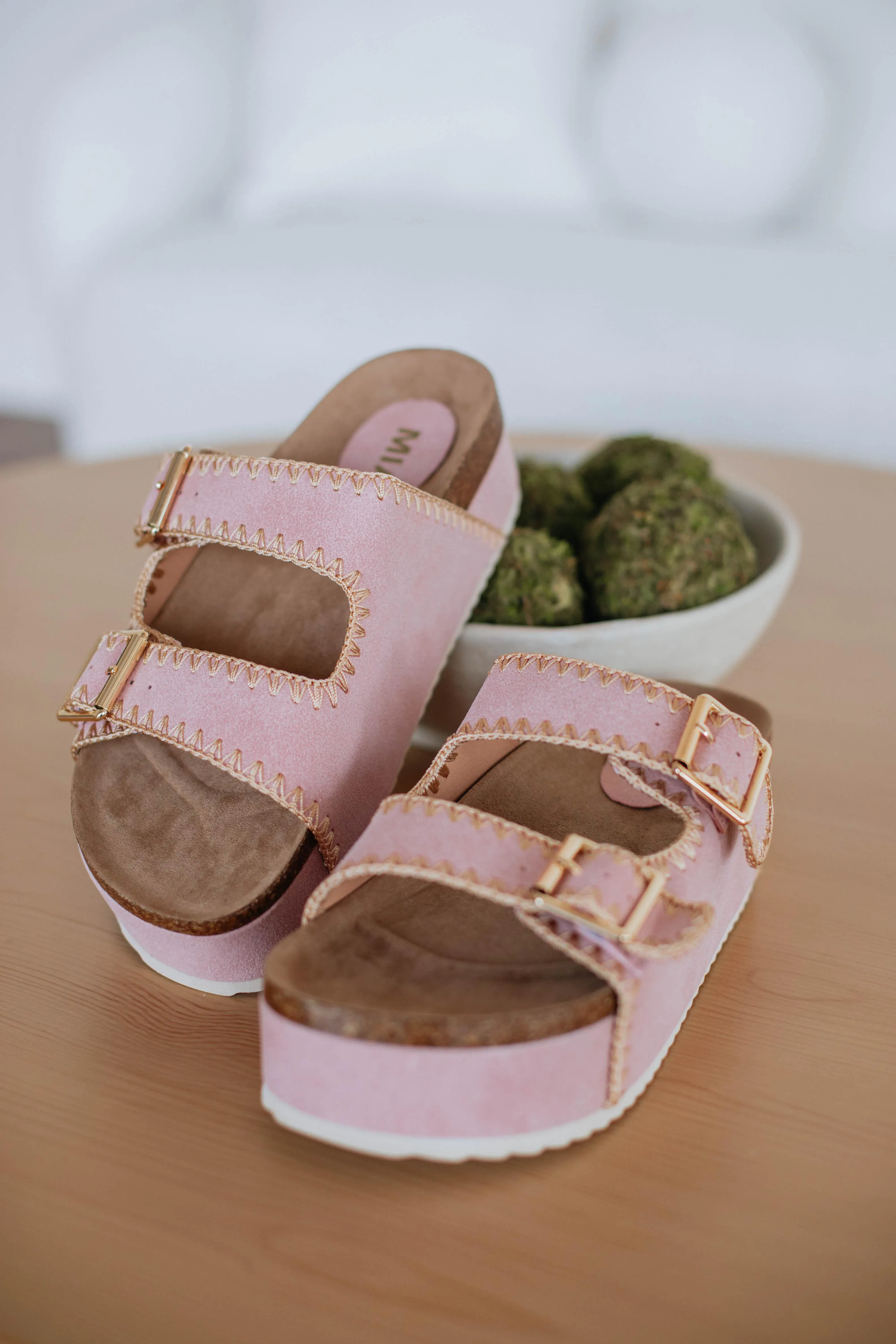 Diva Behavior Platform Sandals - Blush sold by Wild Oak Boutique product image thumbnail 4