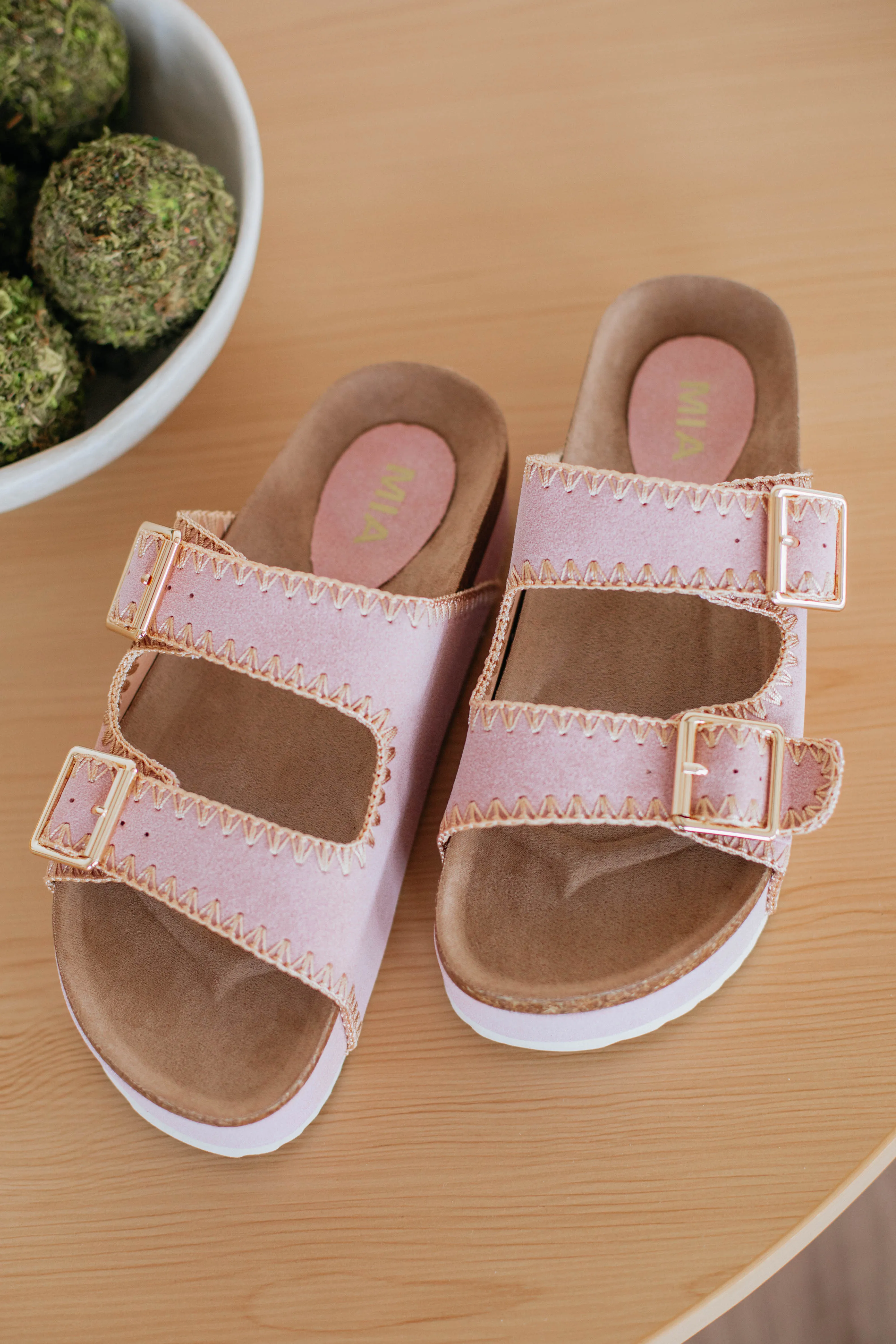 Diva Behavior Platform Sandals - Blush sold by Wild Oak Boutique product image thumbnail 2