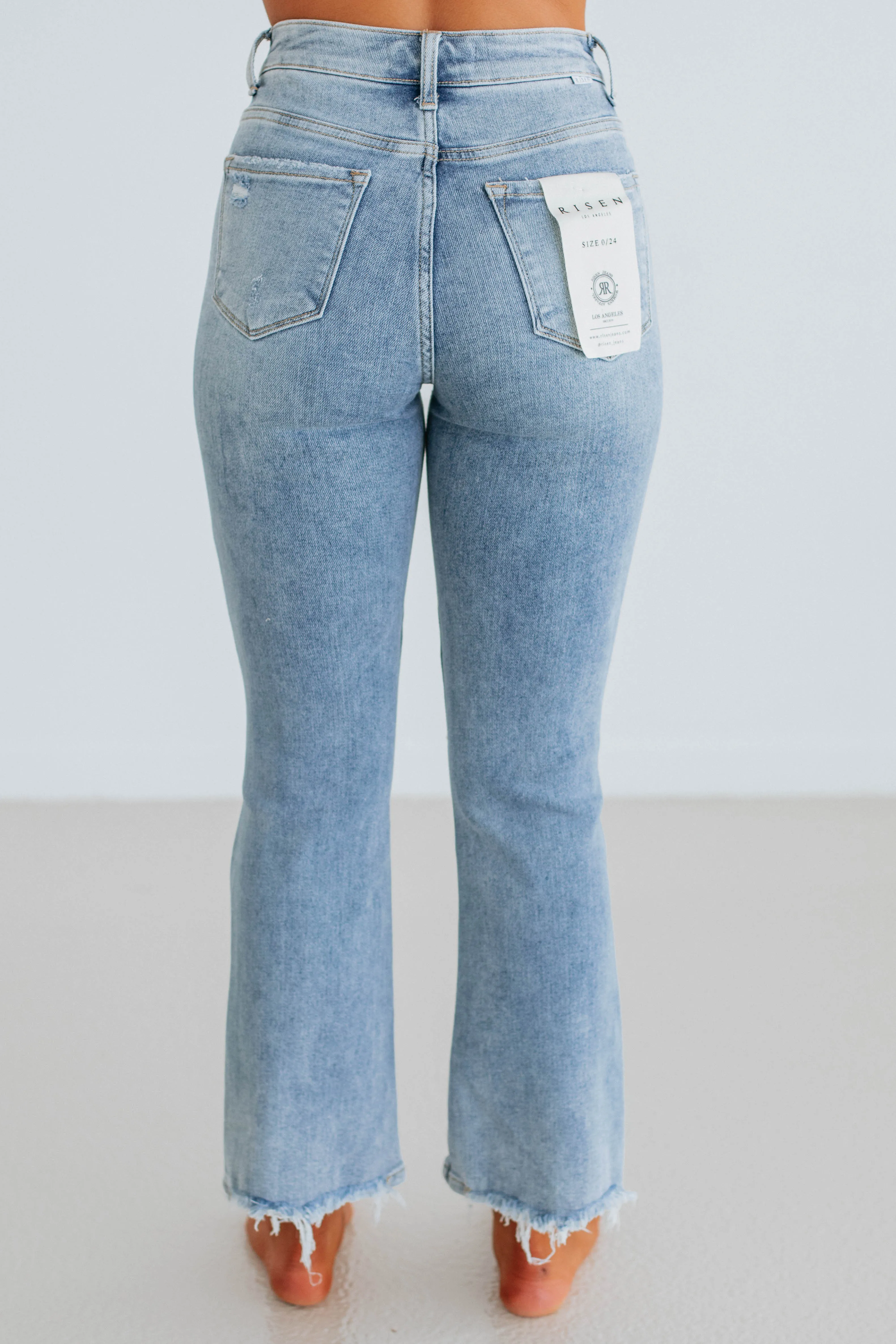 Cammi Risen Jeans - Light Wash sold by Wild Oak Boutique product image thumbnail 4