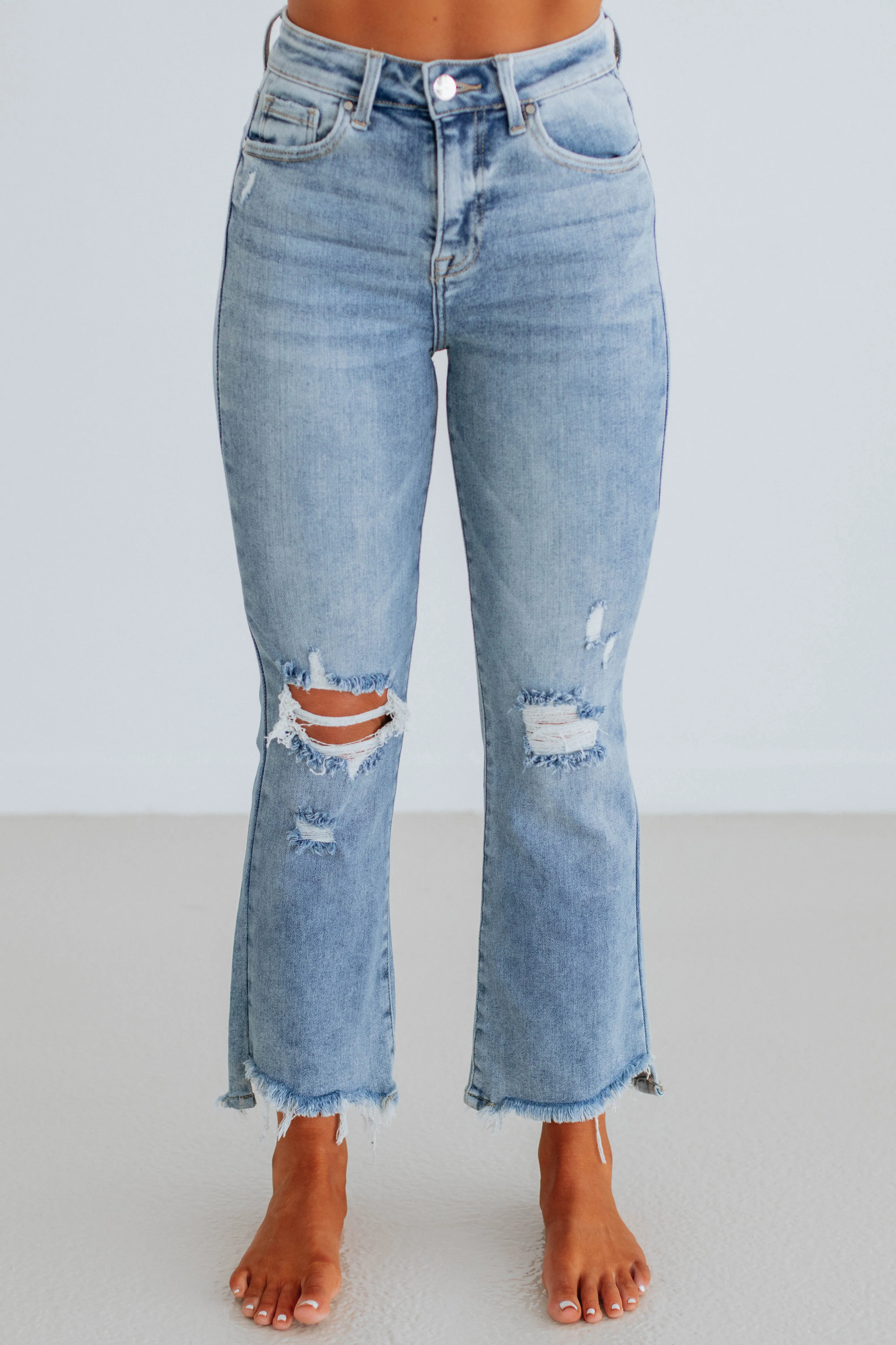 Cammi Risen Jeans - Light Wash sold by Wild Oak Boutique product image thumbnail 3