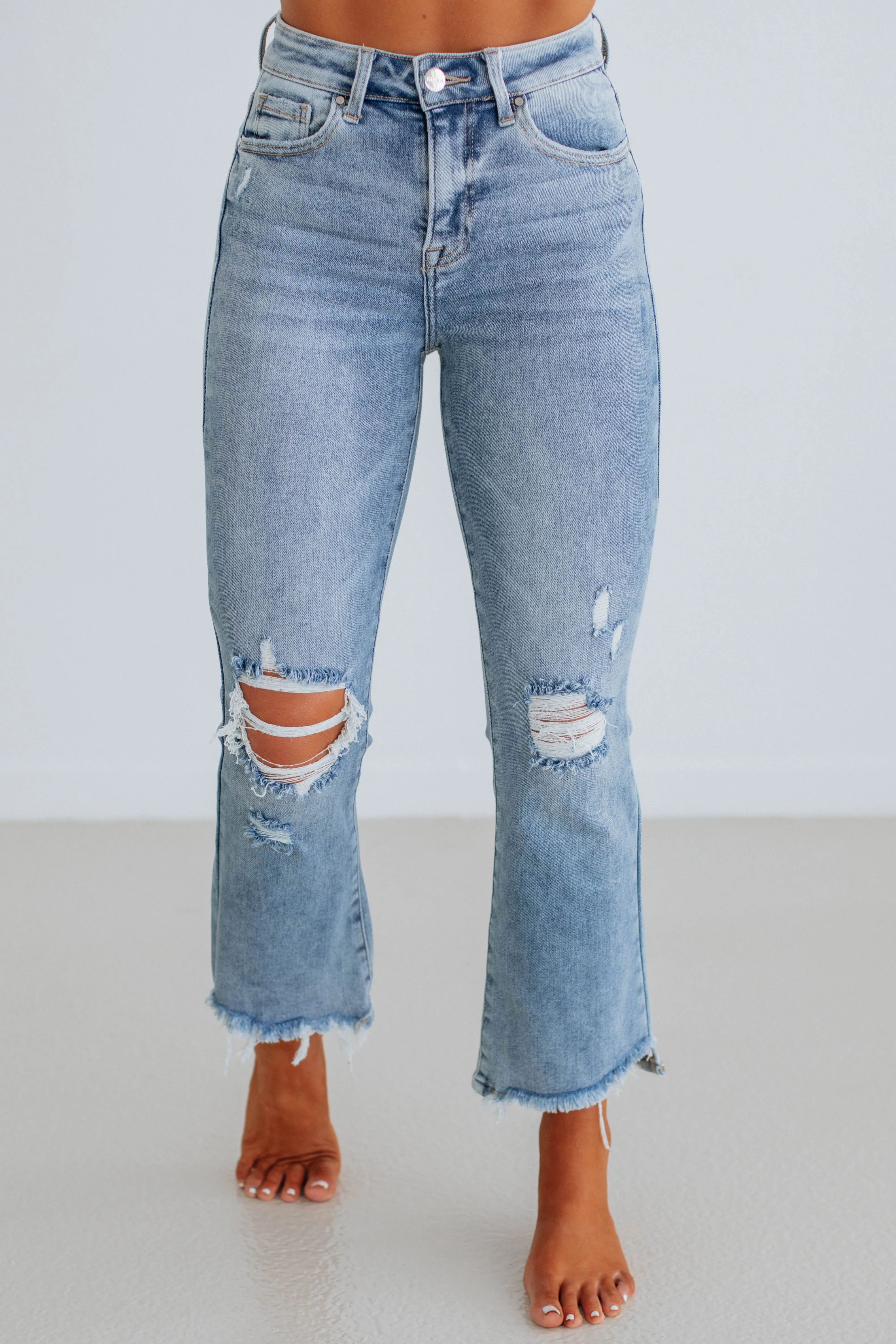 Cammi Risen Jeans - Light Wash sold by Wild Oak Boutique