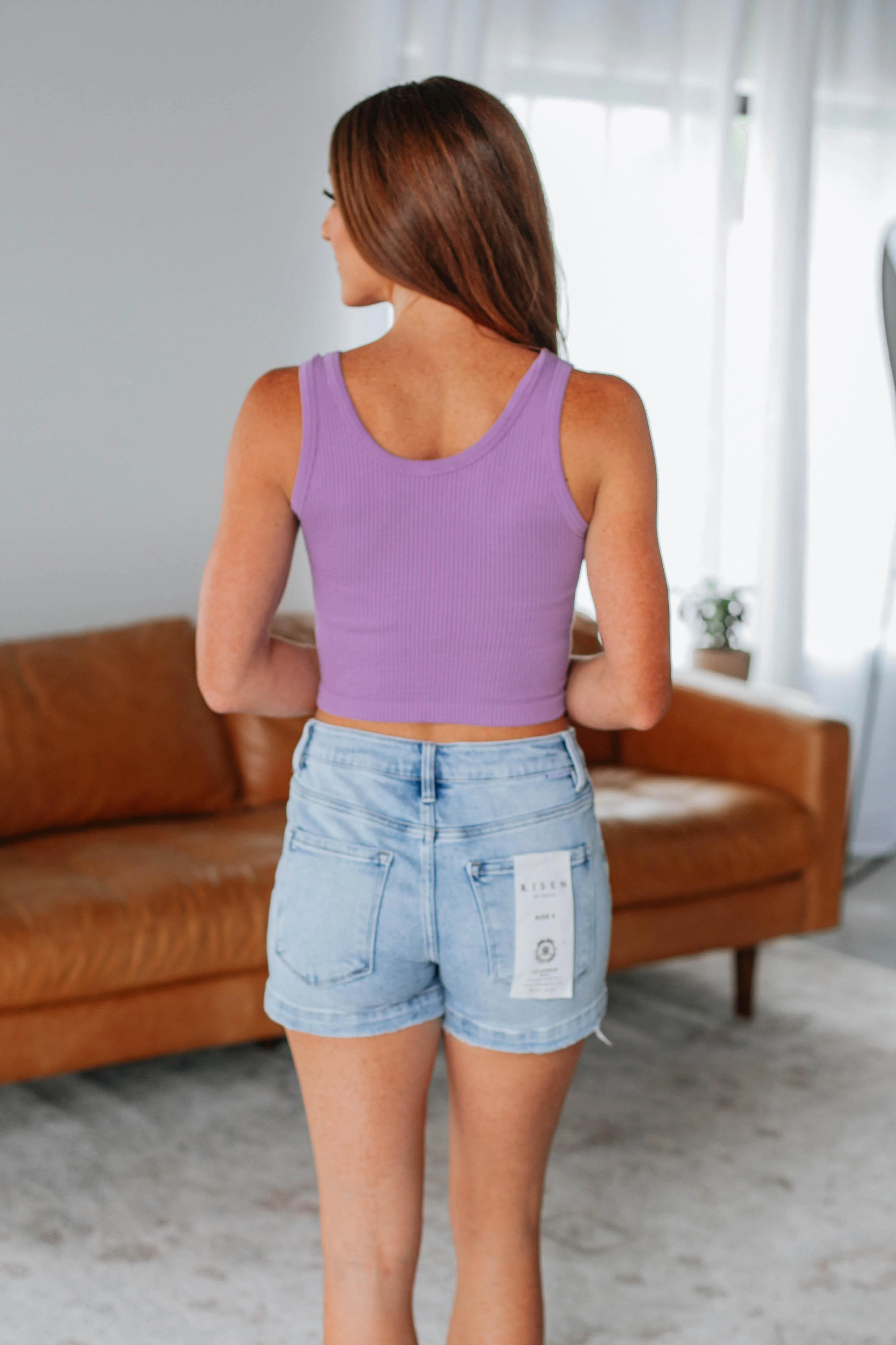 Ambra Ribbed Tank - Lavender sold by Wild Oak Boutique product image thumbnail 4