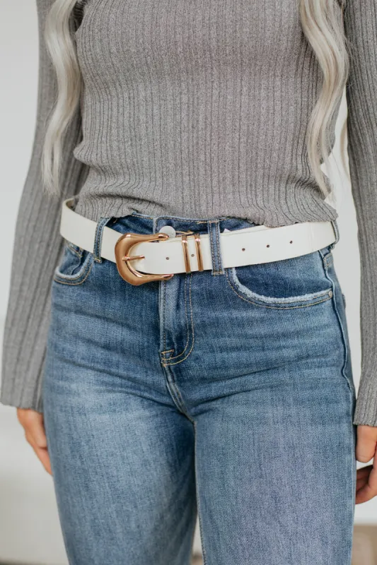 Malonna Belt - Ivory sold by Wild Oak Boutique