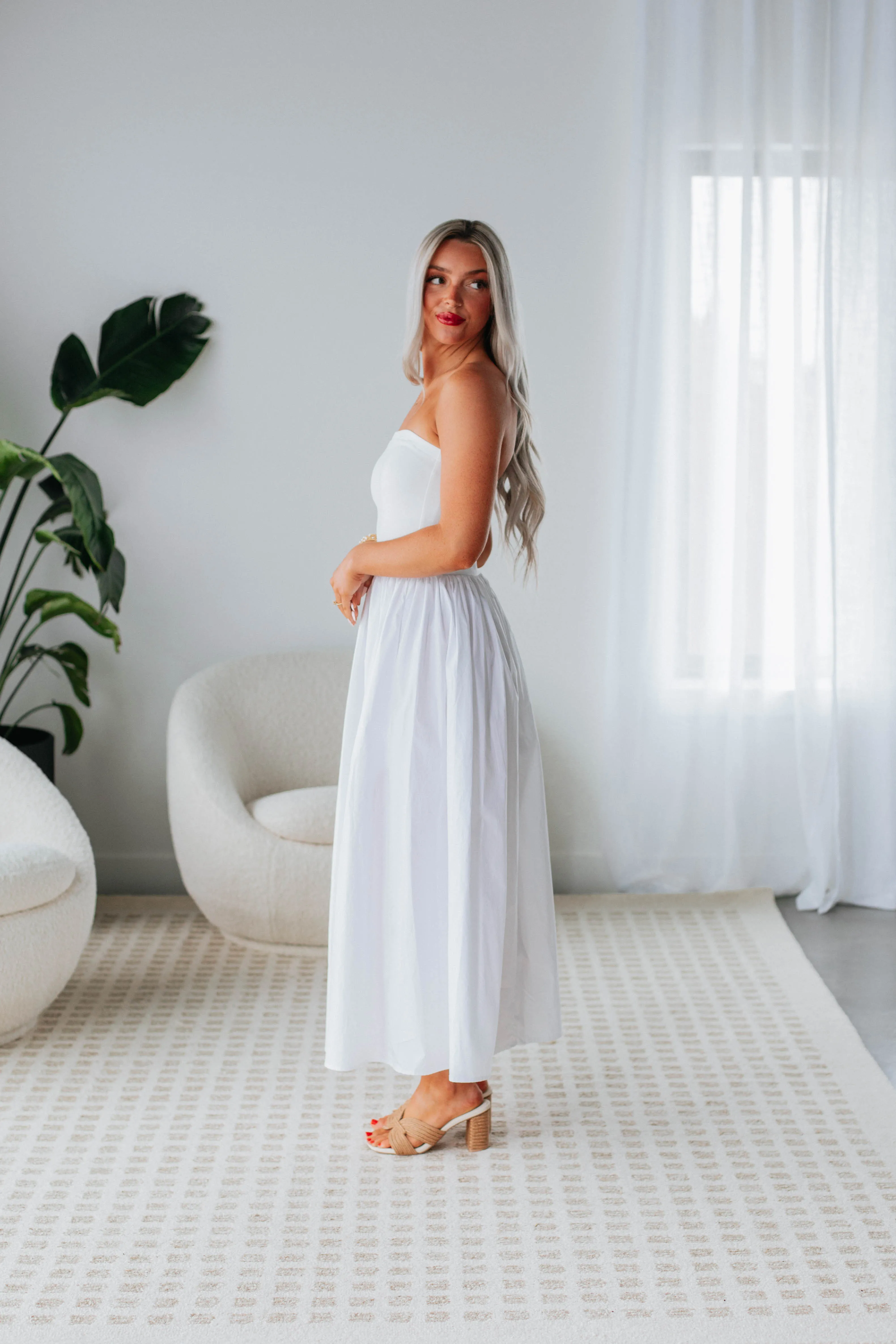 Holland Maxi Dress - Ivory sold by Wild Oak Boutique product image thumbnail 2