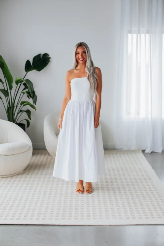 Holland Maxi Dress - Ivory sold by Wild Oak Boutique