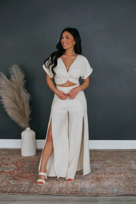 Milo Linen Pants sold by Wild Oak Boutique