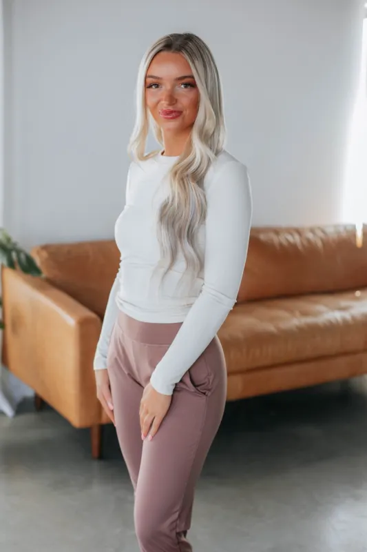 Remi Ribbed Top - Natural sold by Wild Oak Boutique