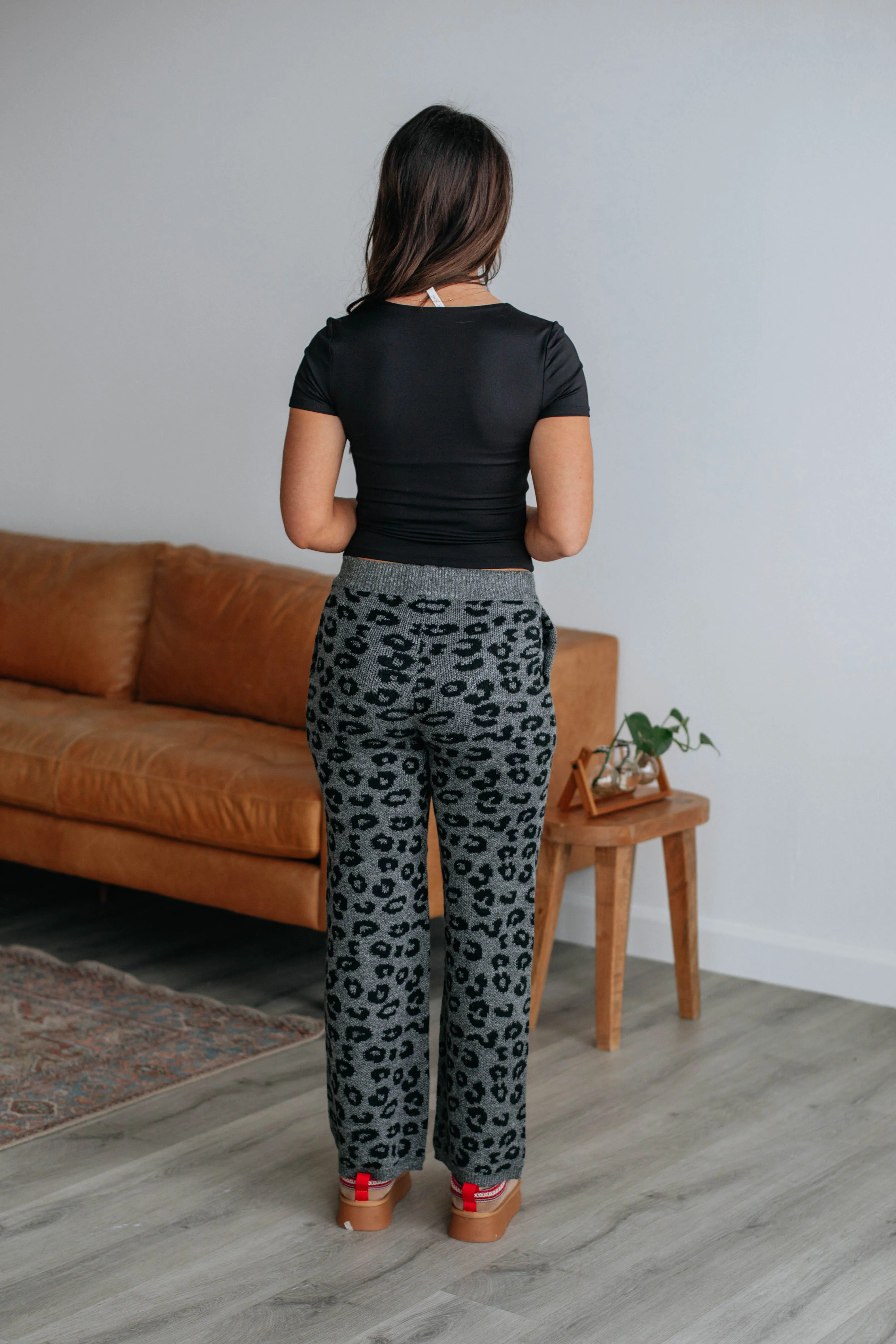 Zephi Knit Pants - Charcoal sold by Wild Oak Boutique product image thumbnail 5