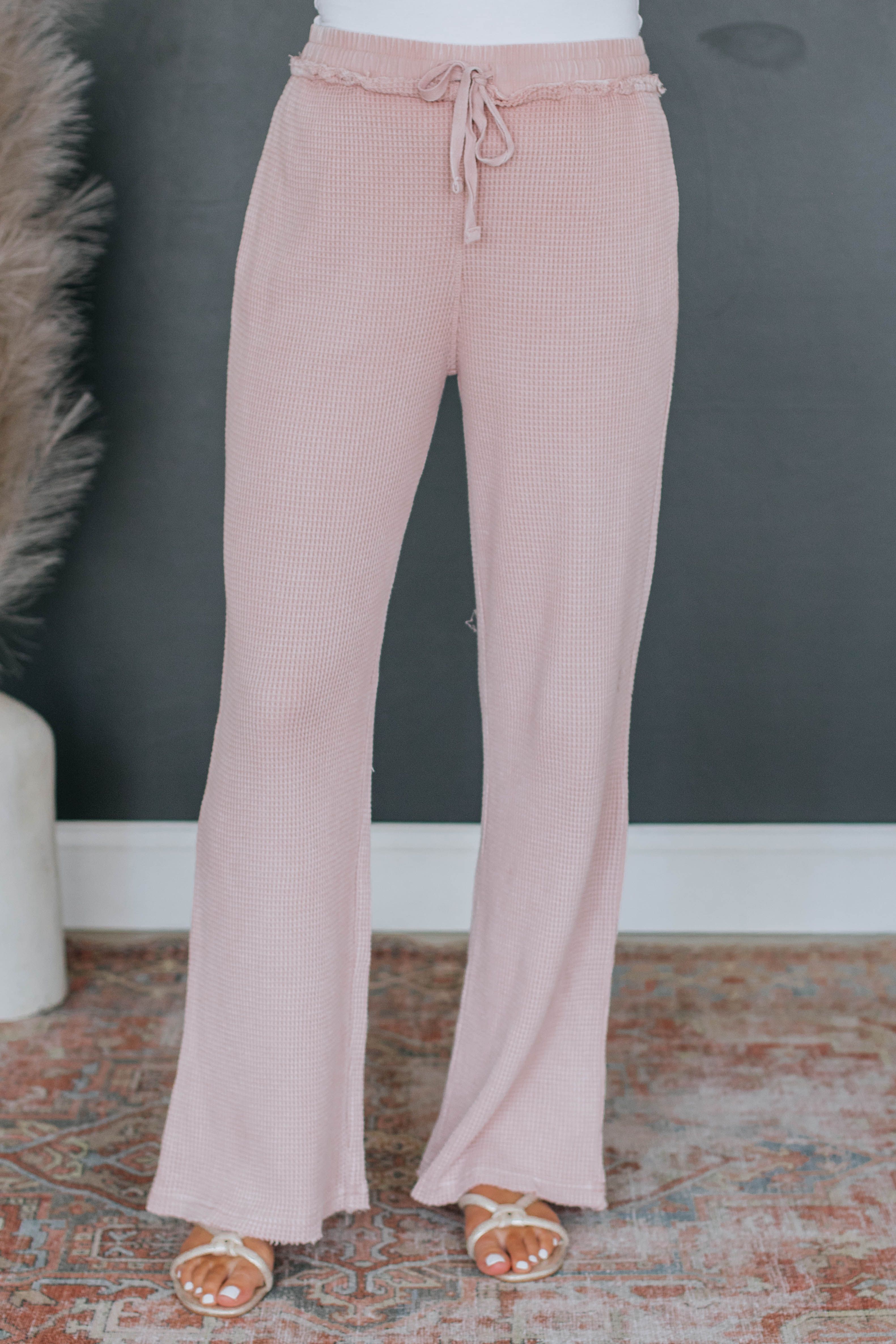 Staying In Lounge Pants - Mauve sold by Wild Oak Boutique product image thumbnail 4