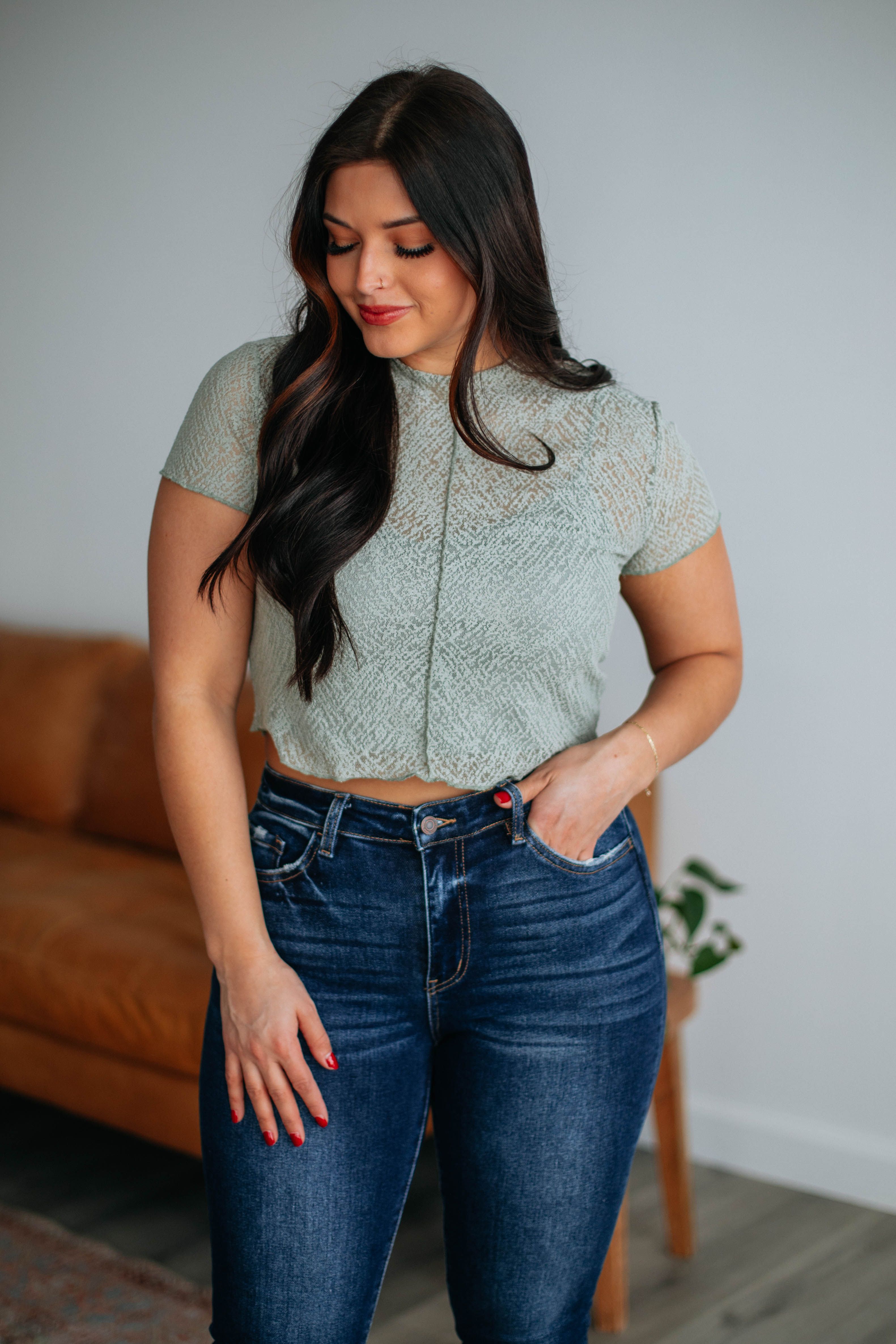 Gillian Lace Top sold by Wild Oak Boutique product image thumbnail 2