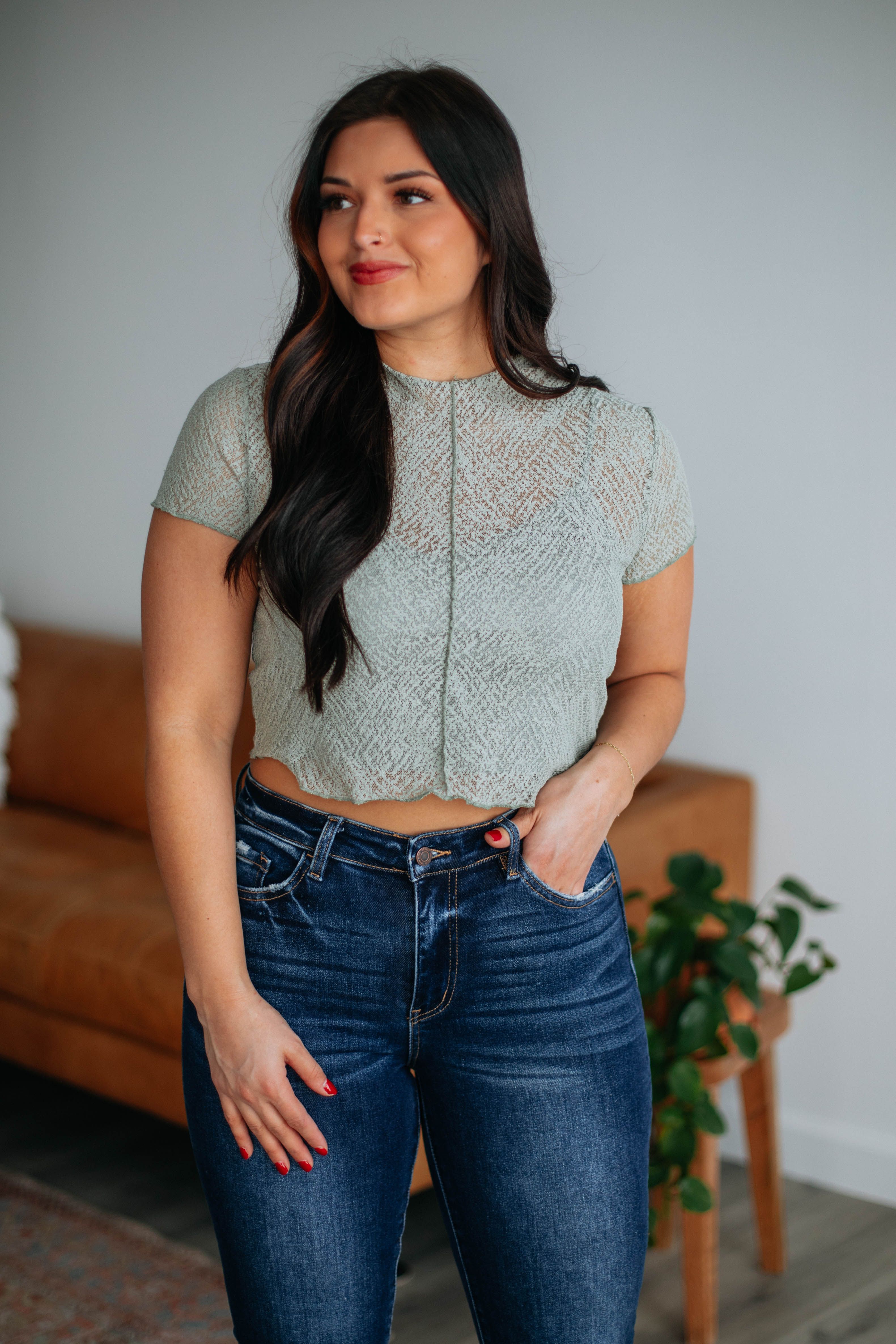 Gillian Lace Top sold by Wild Oak Boutique product image thumbnail 4