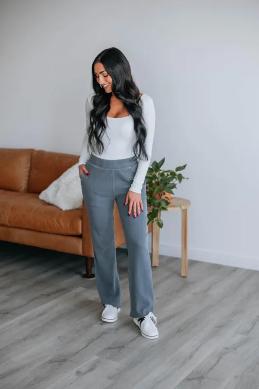 Brantley Lounge Pants - Slate sold by Wild Oak Boutique