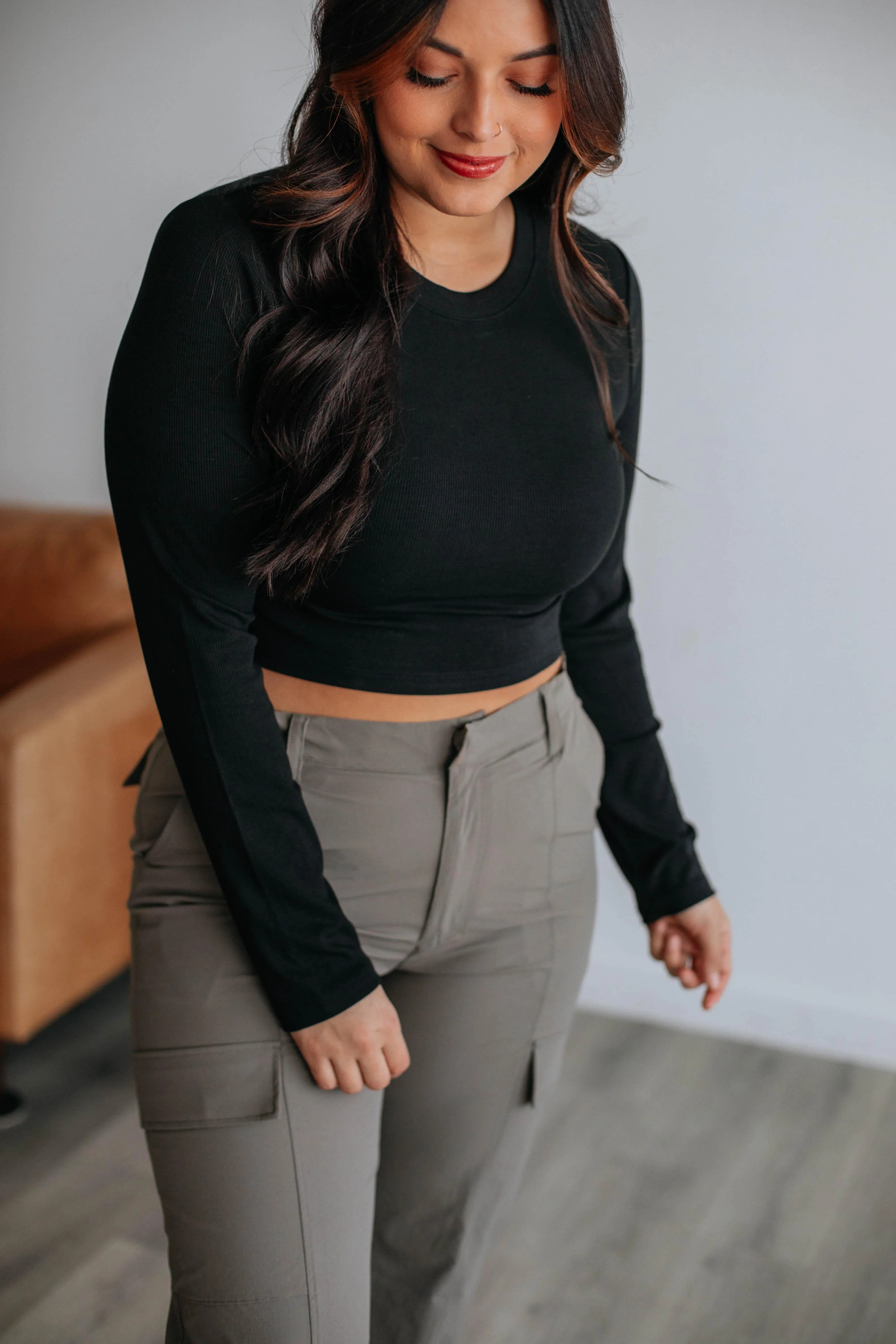 Mazure Ribbed Top - Black sold by Wild Oak Boutique product image thumbnail 4