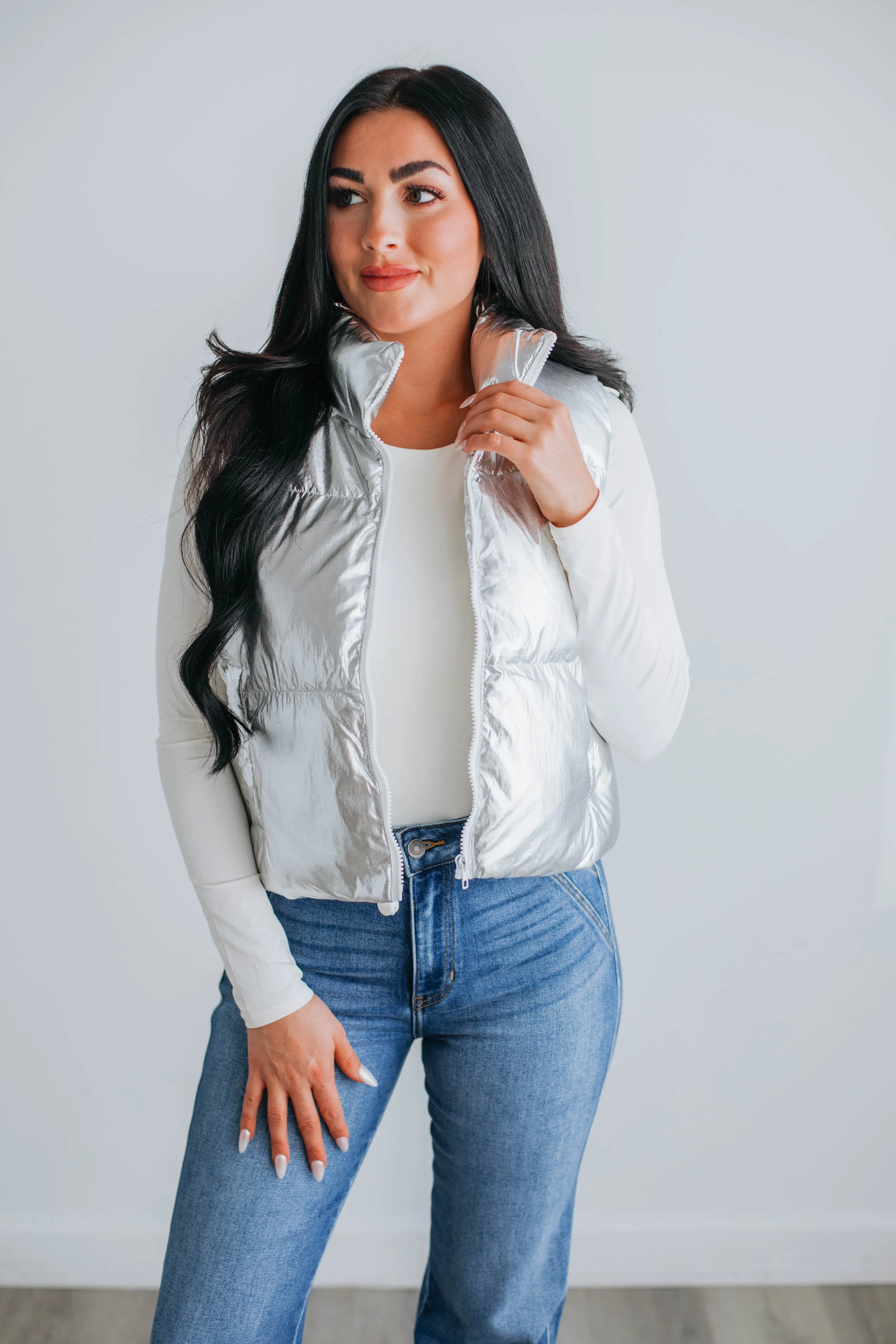Avery Puffer Vest sold by Wild Oak Boutique product image thumbnail 4