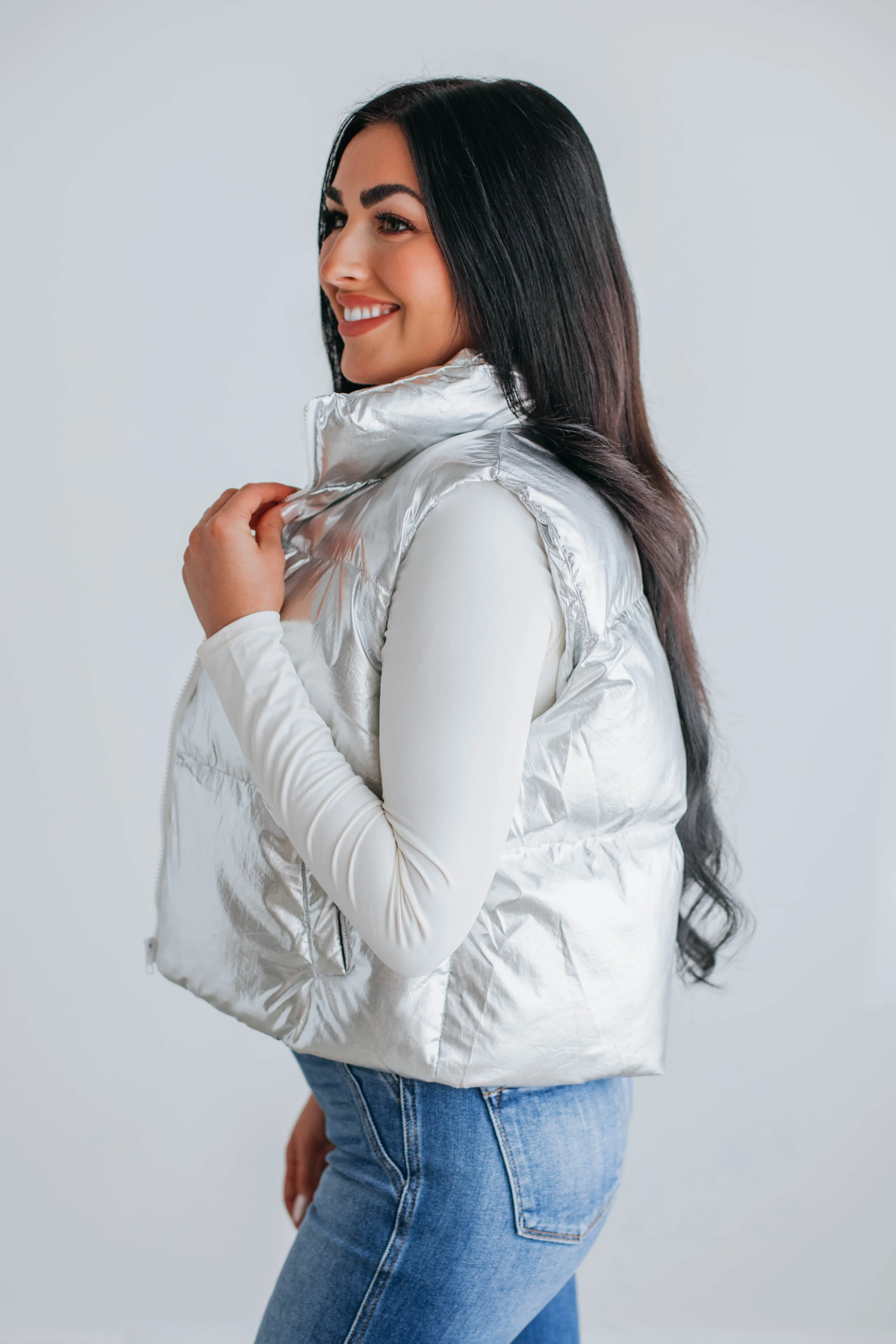 Avery Puffer Vest sold by Wild Oak Boutique product image thumbnail 2