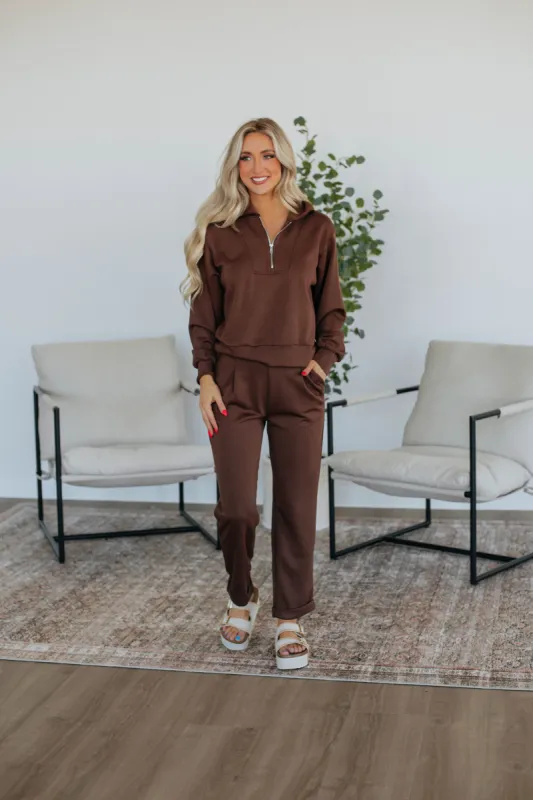 Kenadie Two-Piece Set - Espresso made by Papermoon