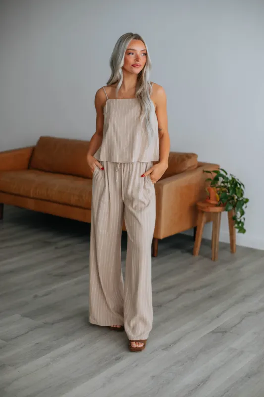 Lavina Striped Pants sold by Wild Oak Boutique