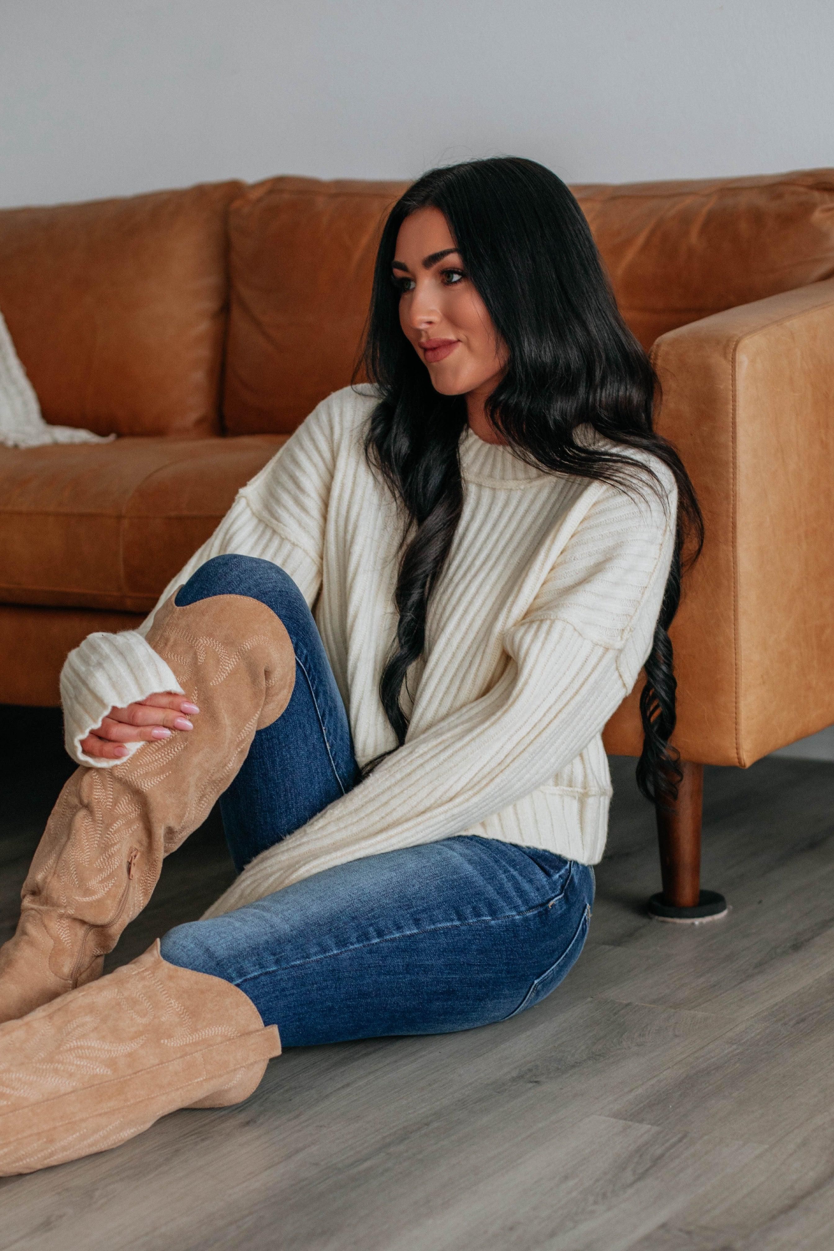 Martina Ribbed Sweater sold by Wild Oak Boutique product image thumbnail 5