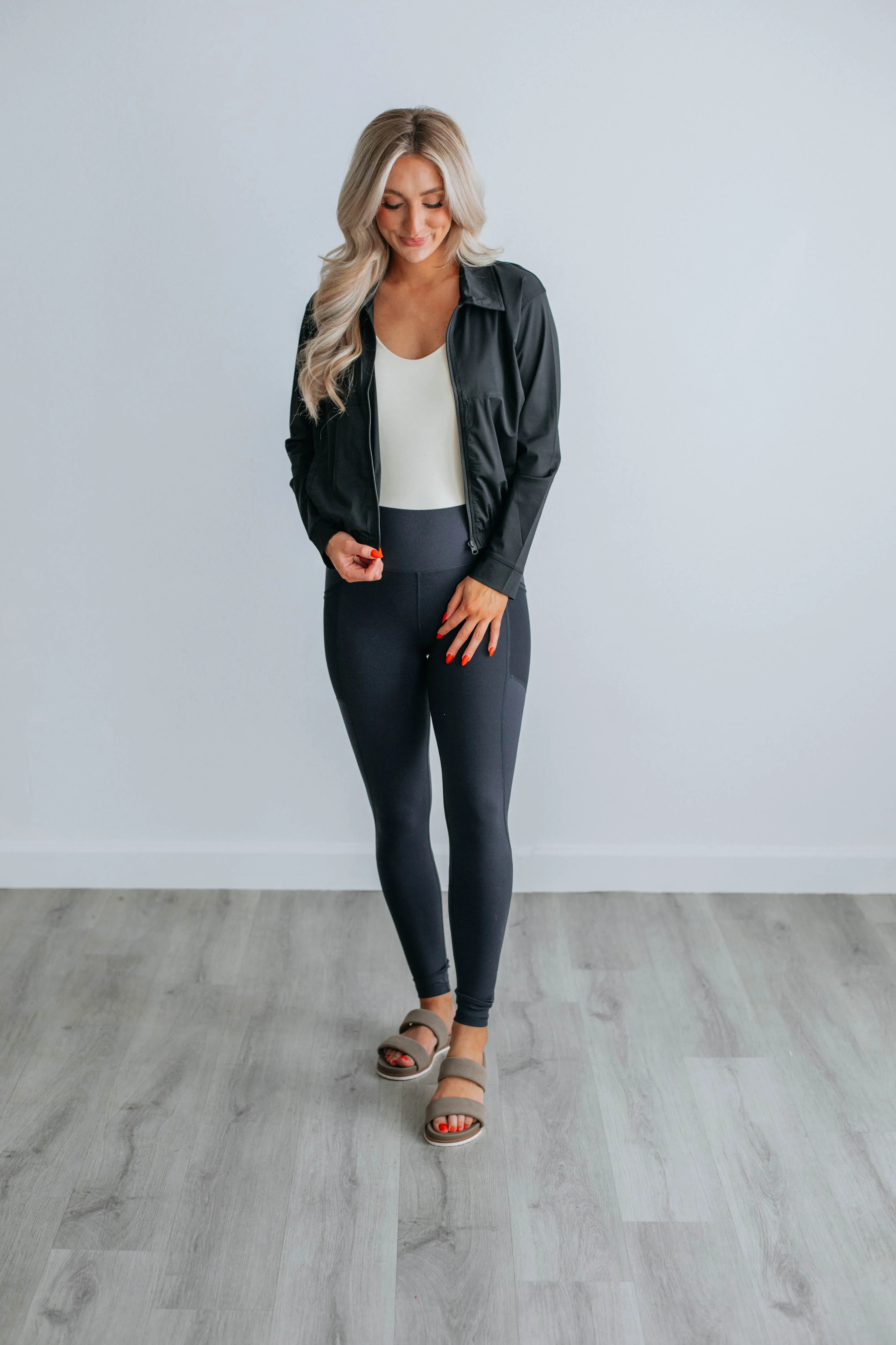 Blaise Active Jacket - Black sold by Wild Oak Boutique product image thumbnail 2