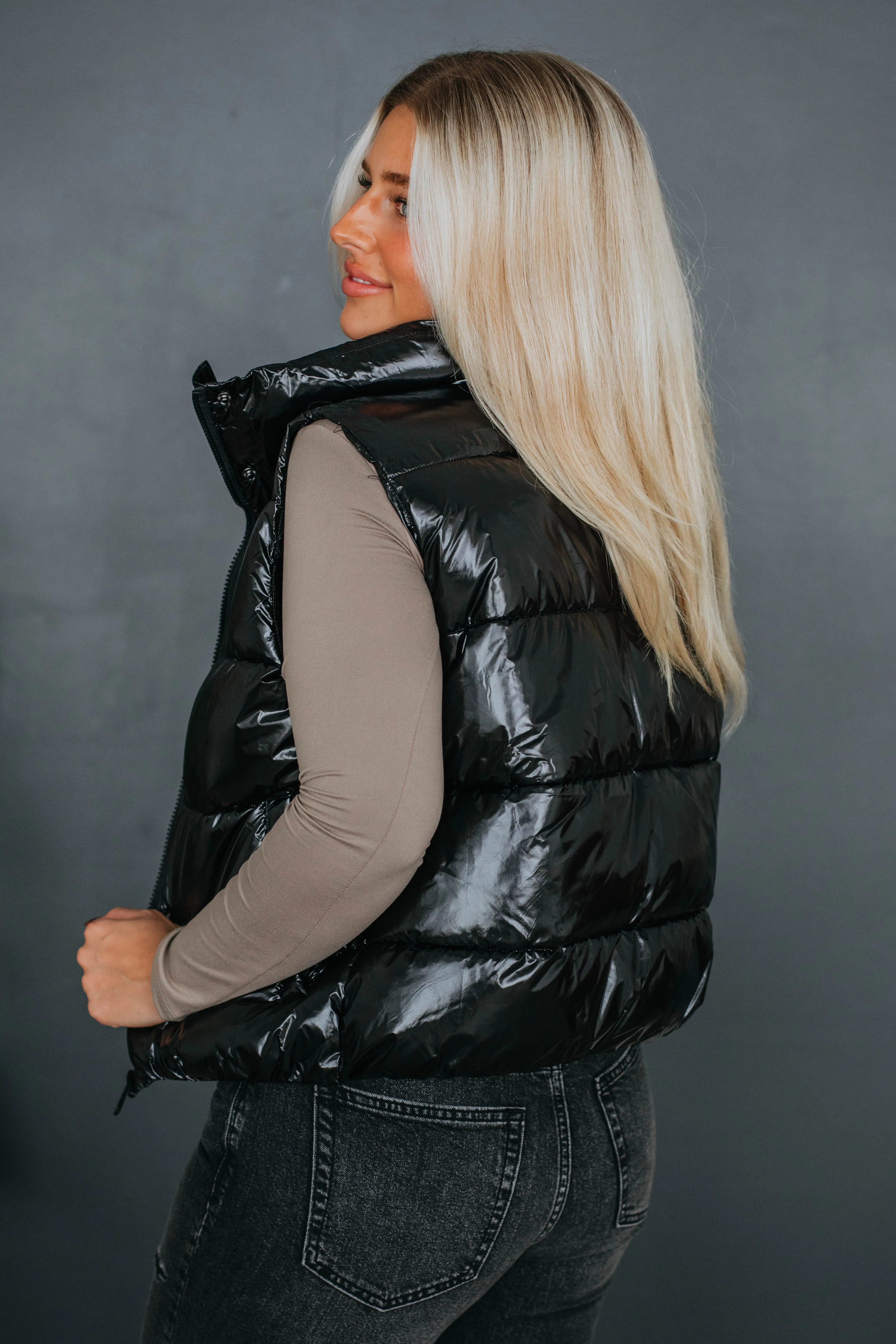 Jazelle Puffer Vest sold by Wild Oak Boutique product image thumbnail 4
