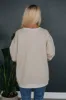 Malibu Oversized Crewneck - Natural sold by Wild Oak Boutique