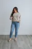 Malibu Oversized Crewneck - Natural sold by Wild Oak Boutique
