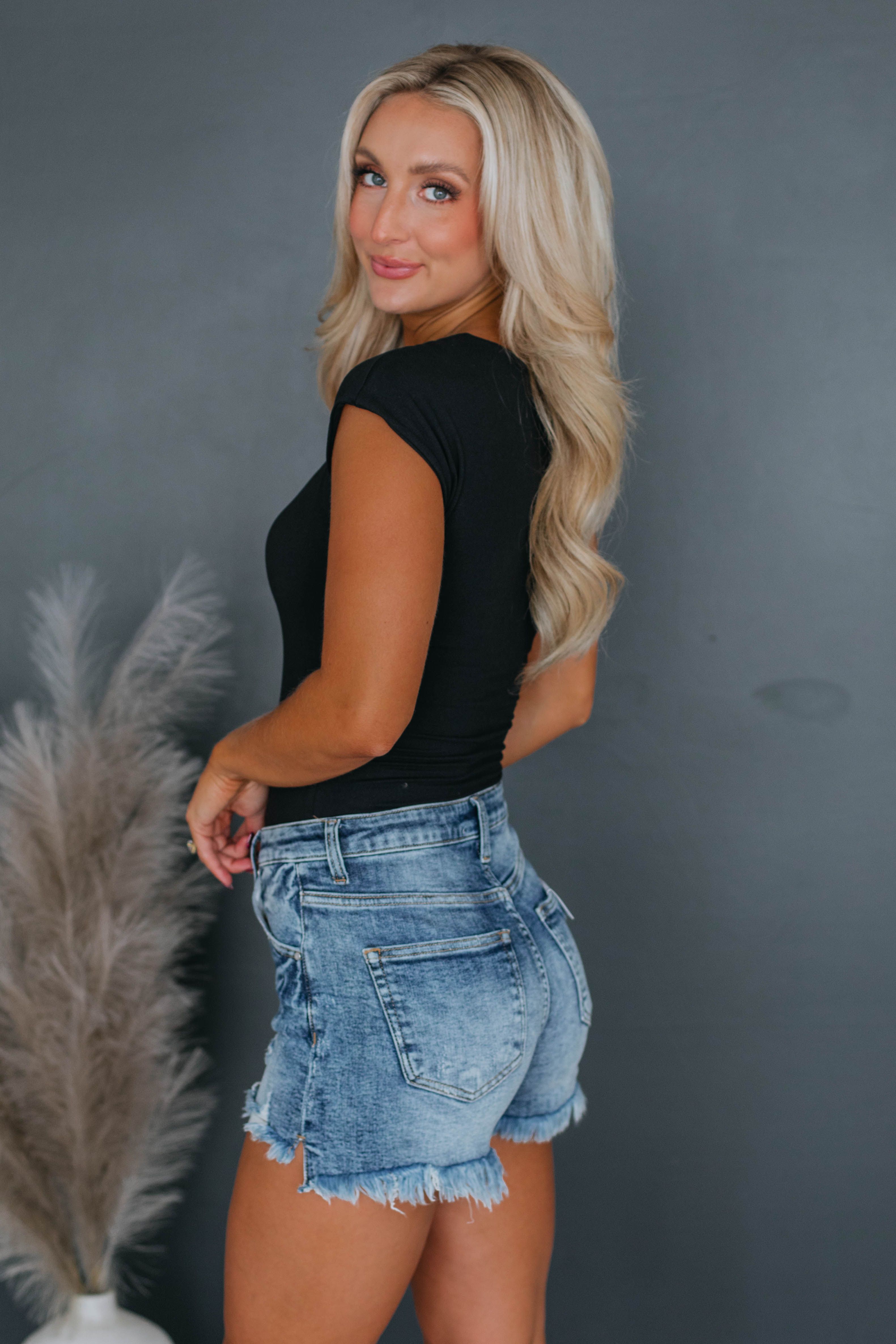 Decan Seamless Bodysuit - Black sold by Wild Oak Boutique product image thumbnail 6