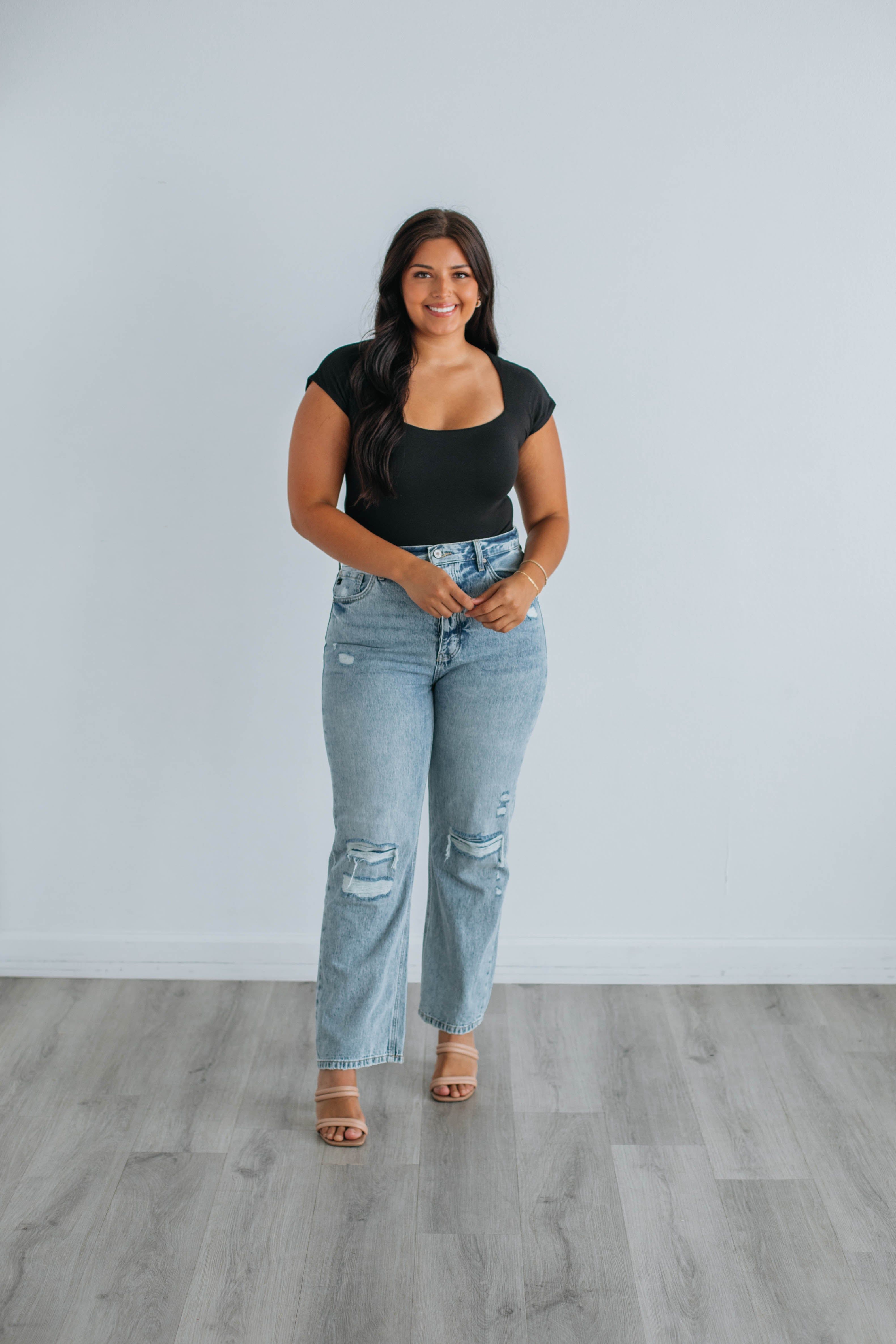 Decan Seamless Bodysuit - Black sold by Wild Oak Boutique product image thumbnail 2