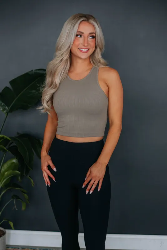 Reva Active Tank - Moss sold by Wild Oak Boutique